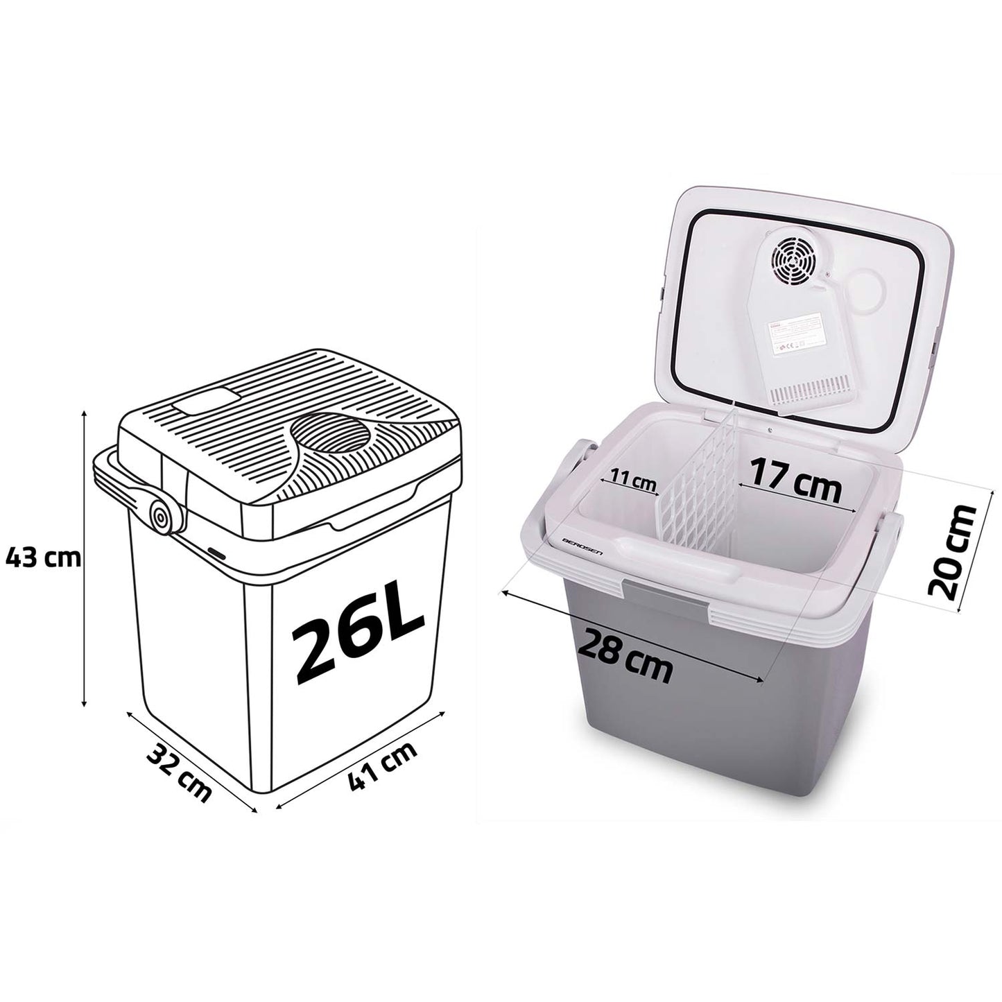 Berdsen Icemax 26L Portable Cooler with ECO mode