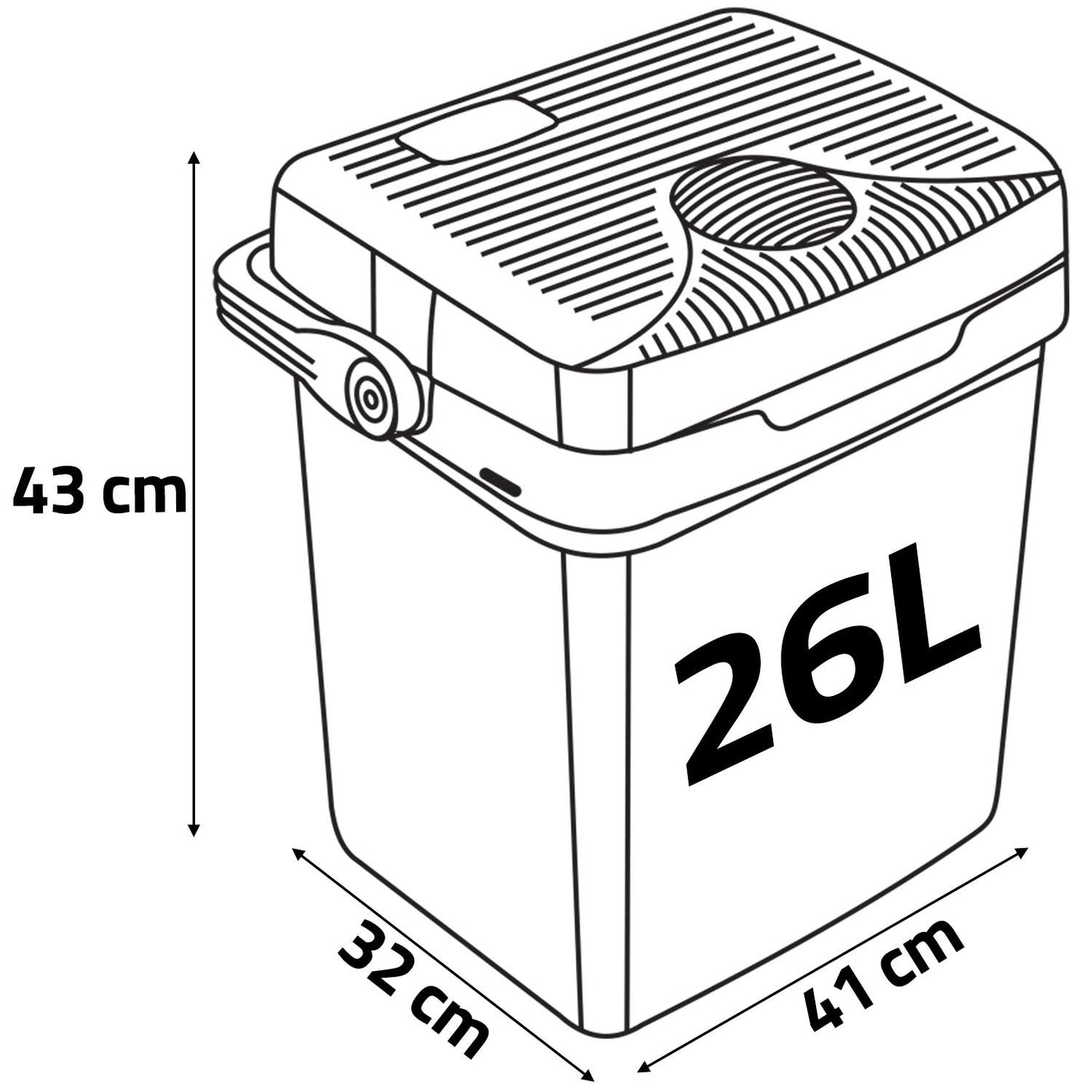 Berdsen Icemax 26L Portable Cooler with ECO mode