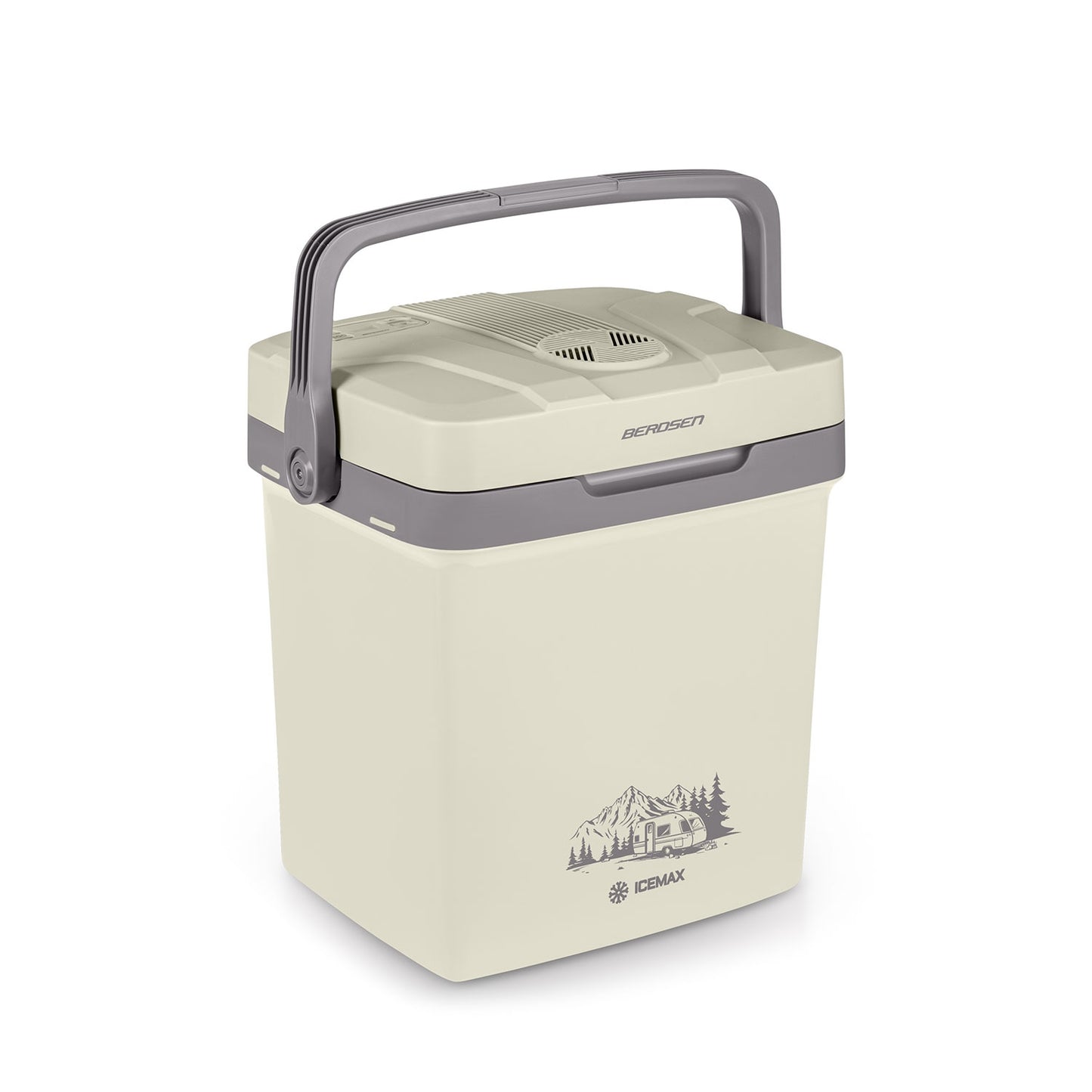 Berdsen Icemax tourist refrigerator 26 liters ECO mode - cream