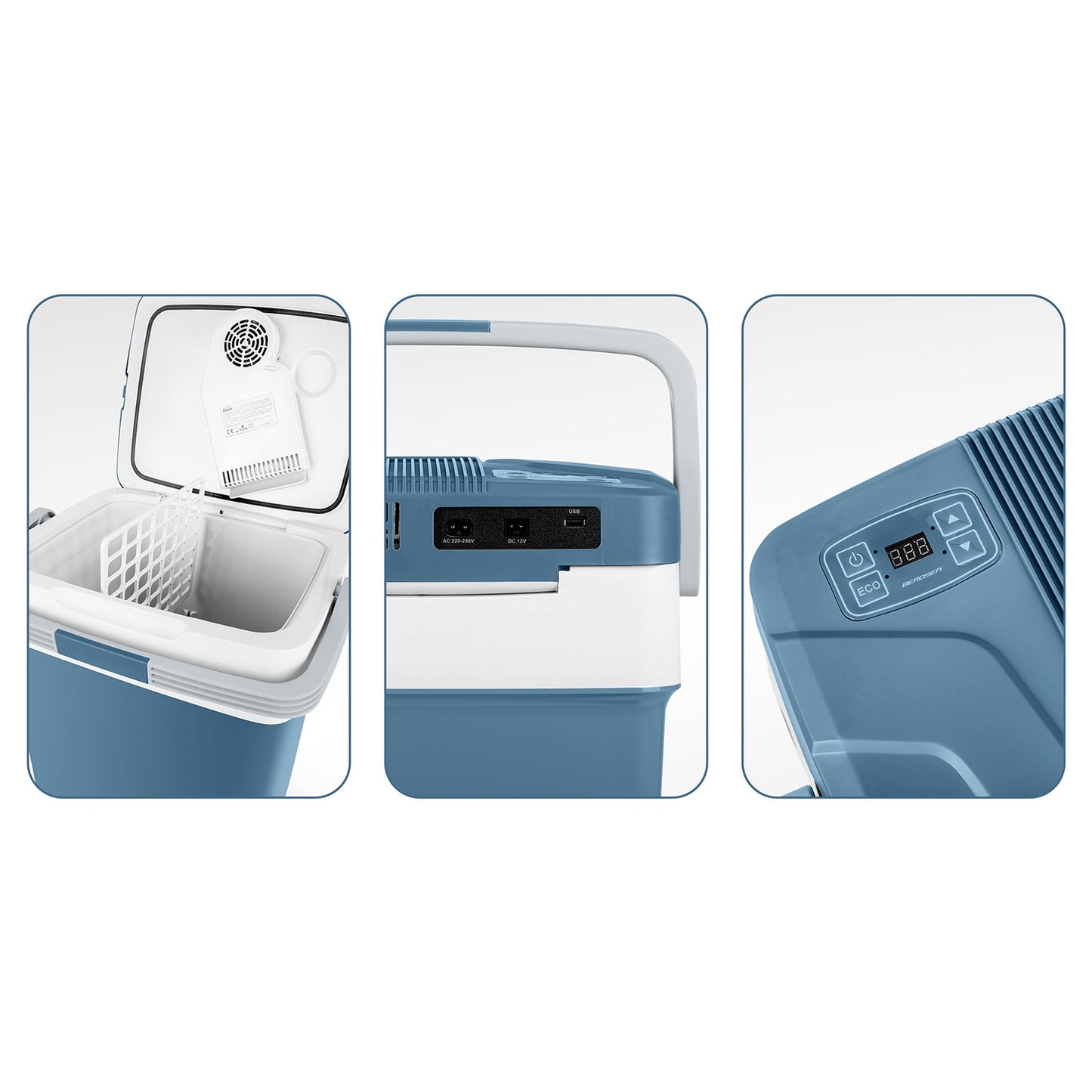 Berdsen Icemax tourist refrigerator 29 liters ECO mode - blue