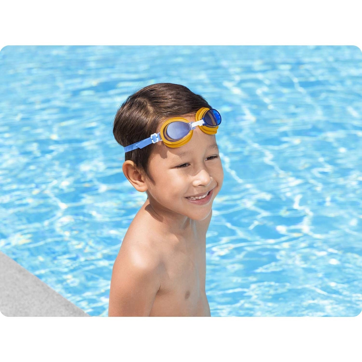 Bestway 21002 blue swimming goggles for children