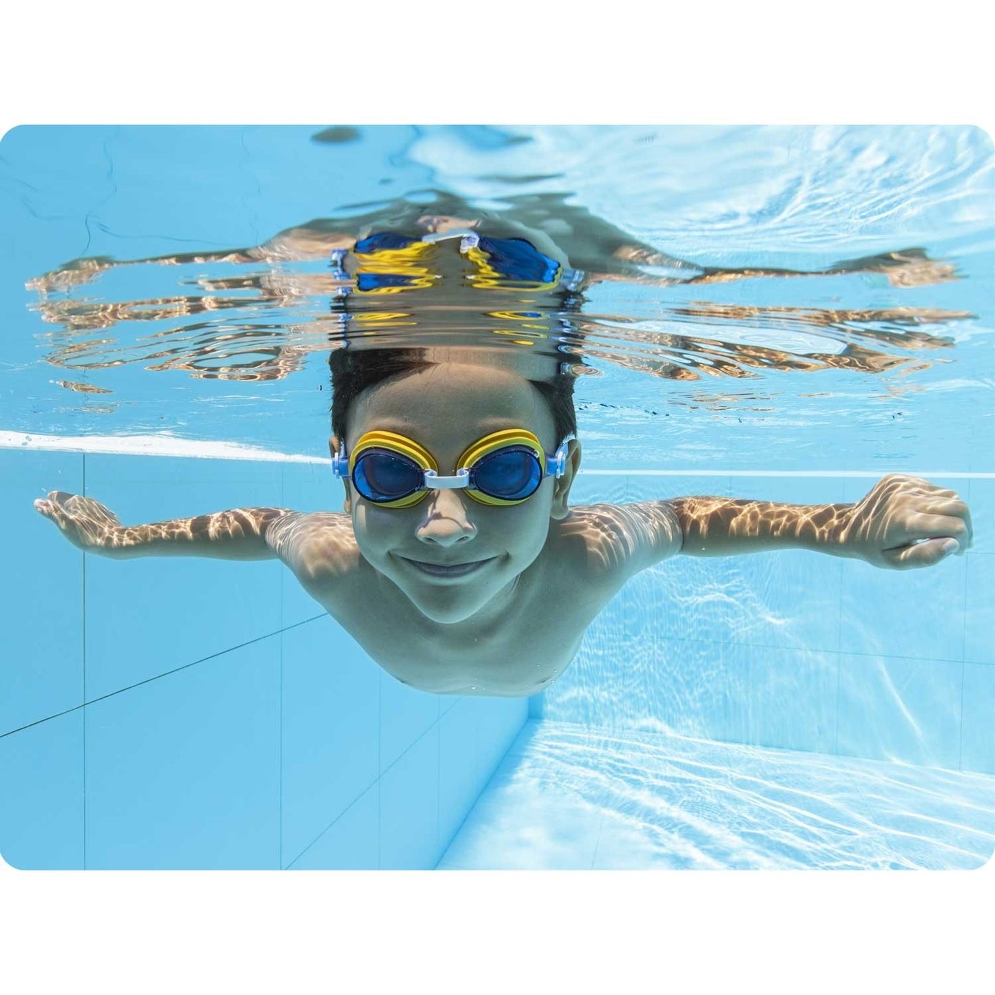 Bestway 21002 blue swimming goggles for children