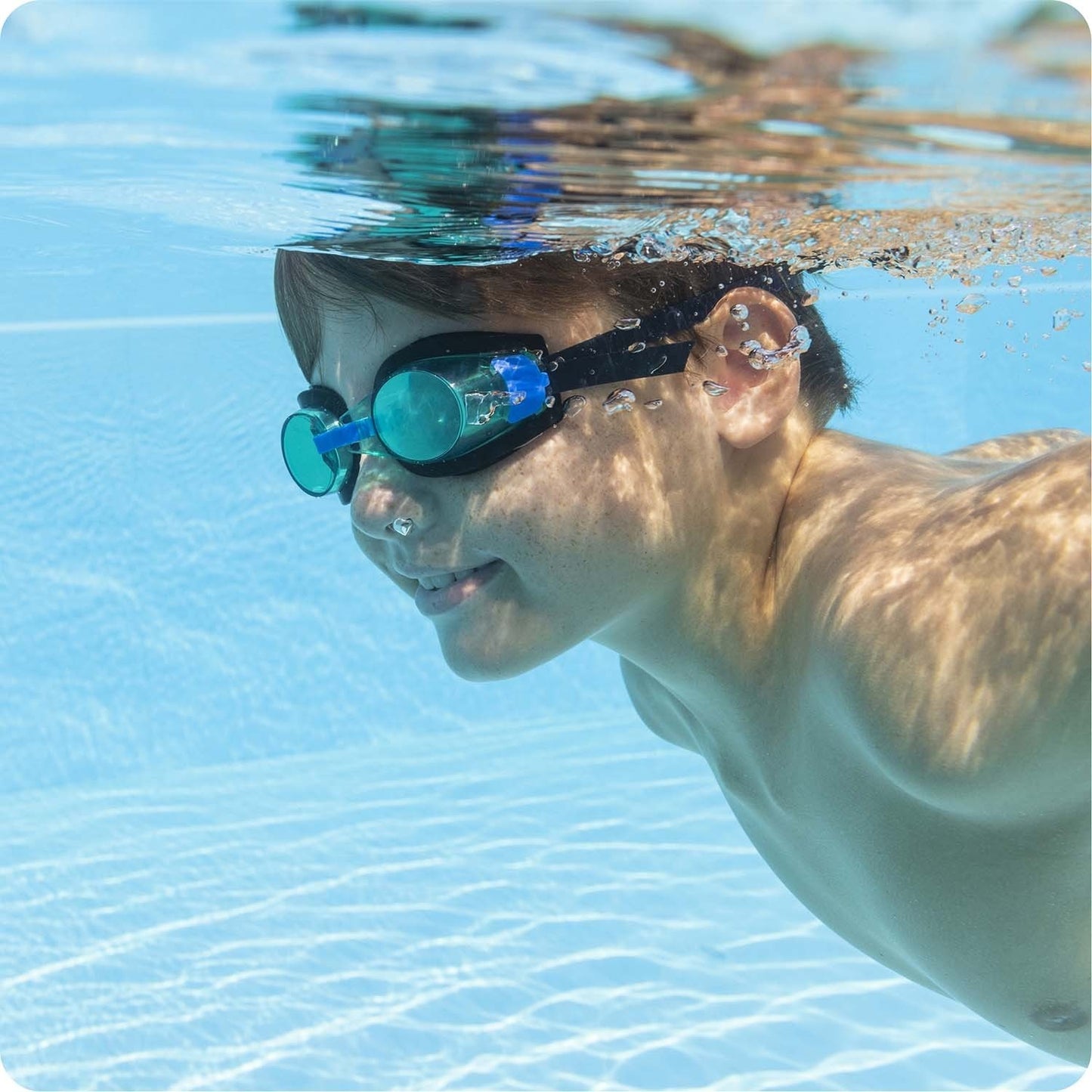 Bestway 21005 blue swimming goggles for children