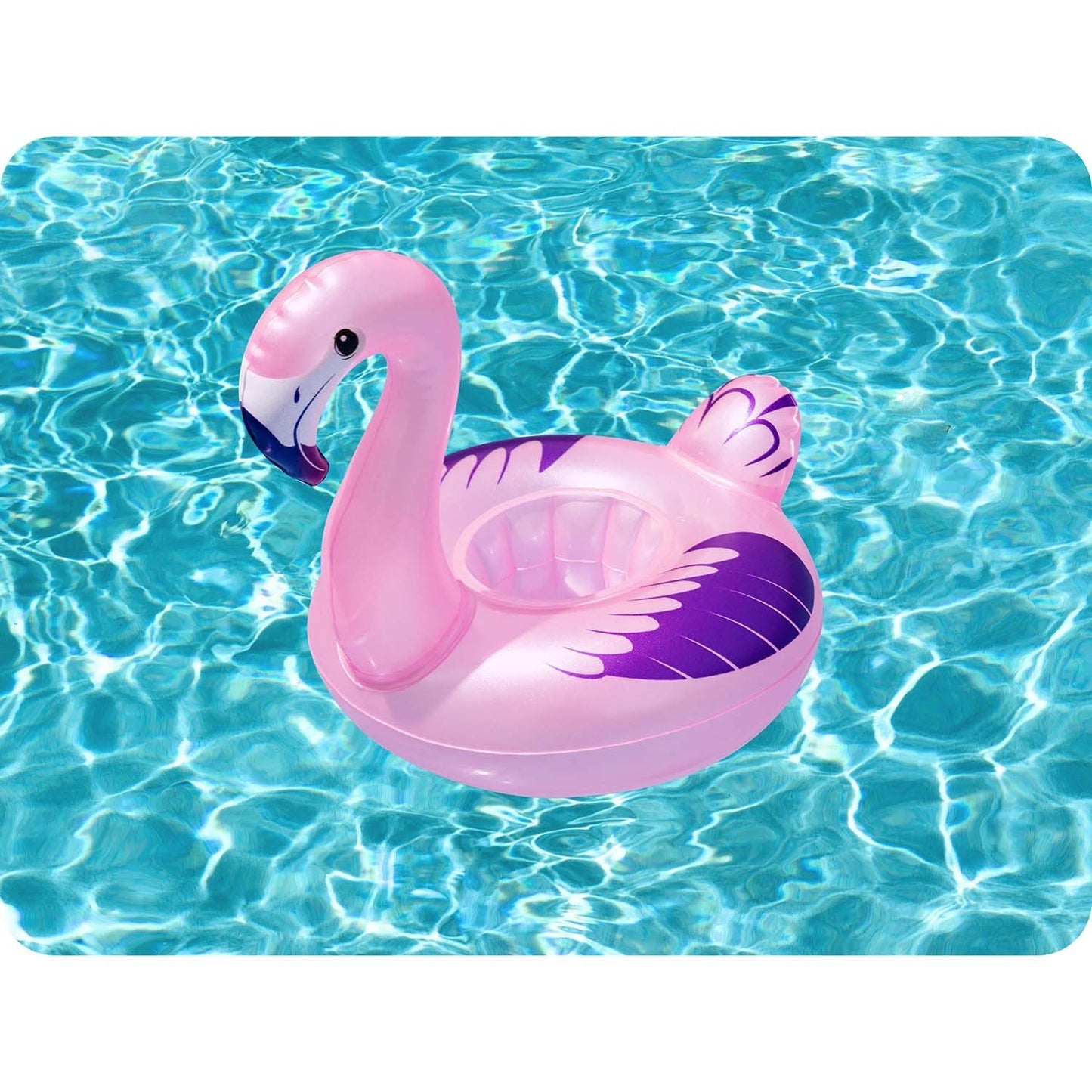 Bestway 34127 inflatable drink coaster peacock