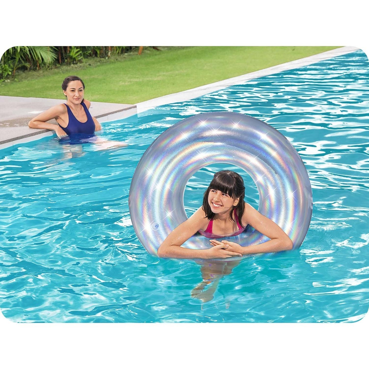 Bestway 36240 iridescent swimming ring