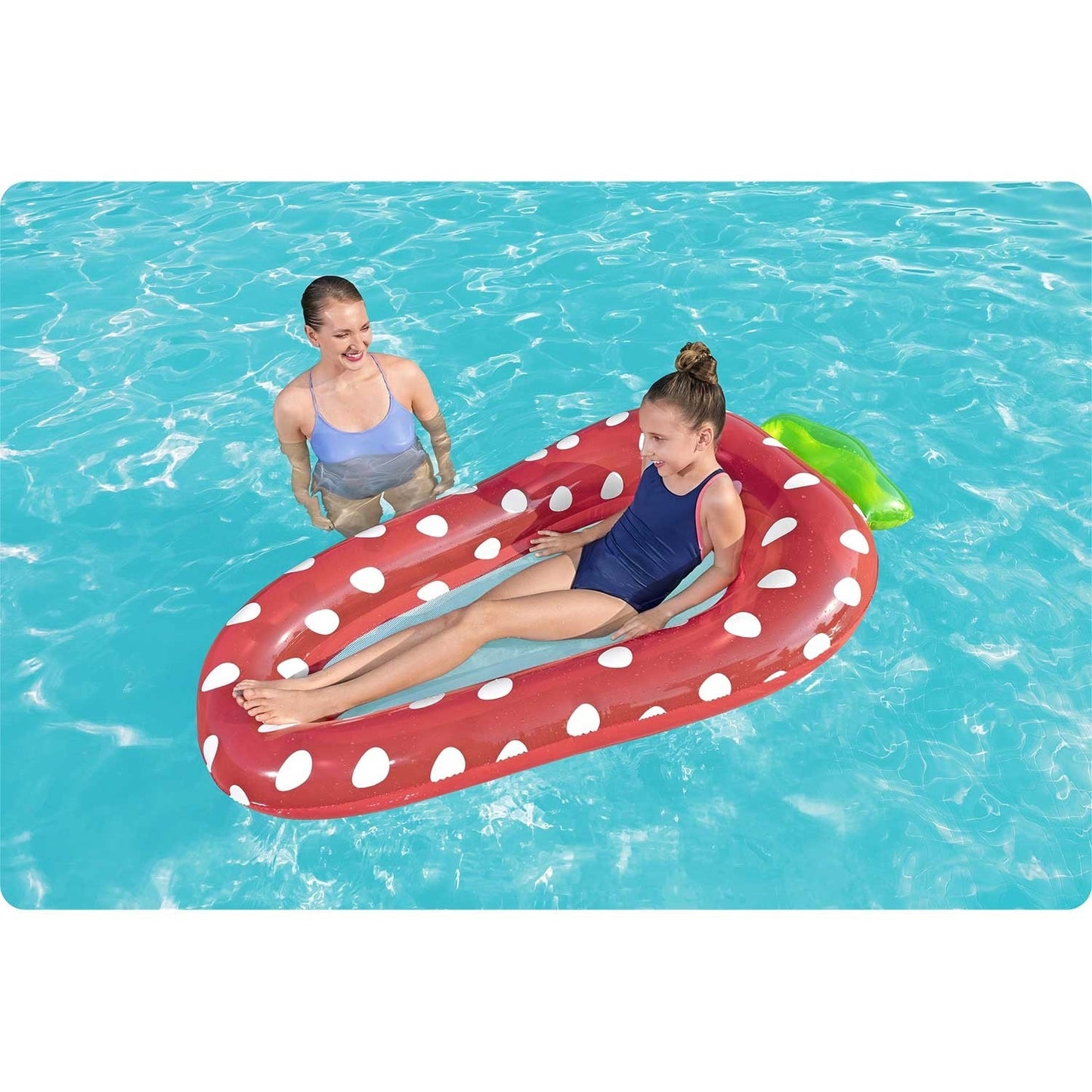 Bestway 43644 strawberry inflatable swimming mattress