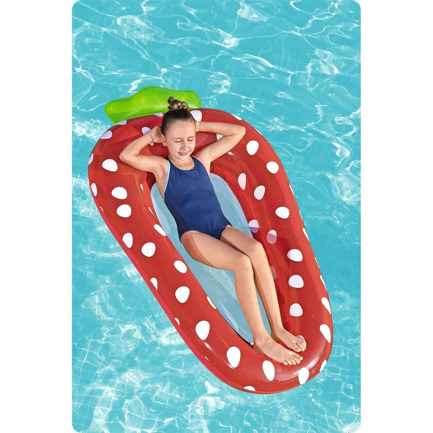 Bestway 43644 strawberry inflatable swimming mattress