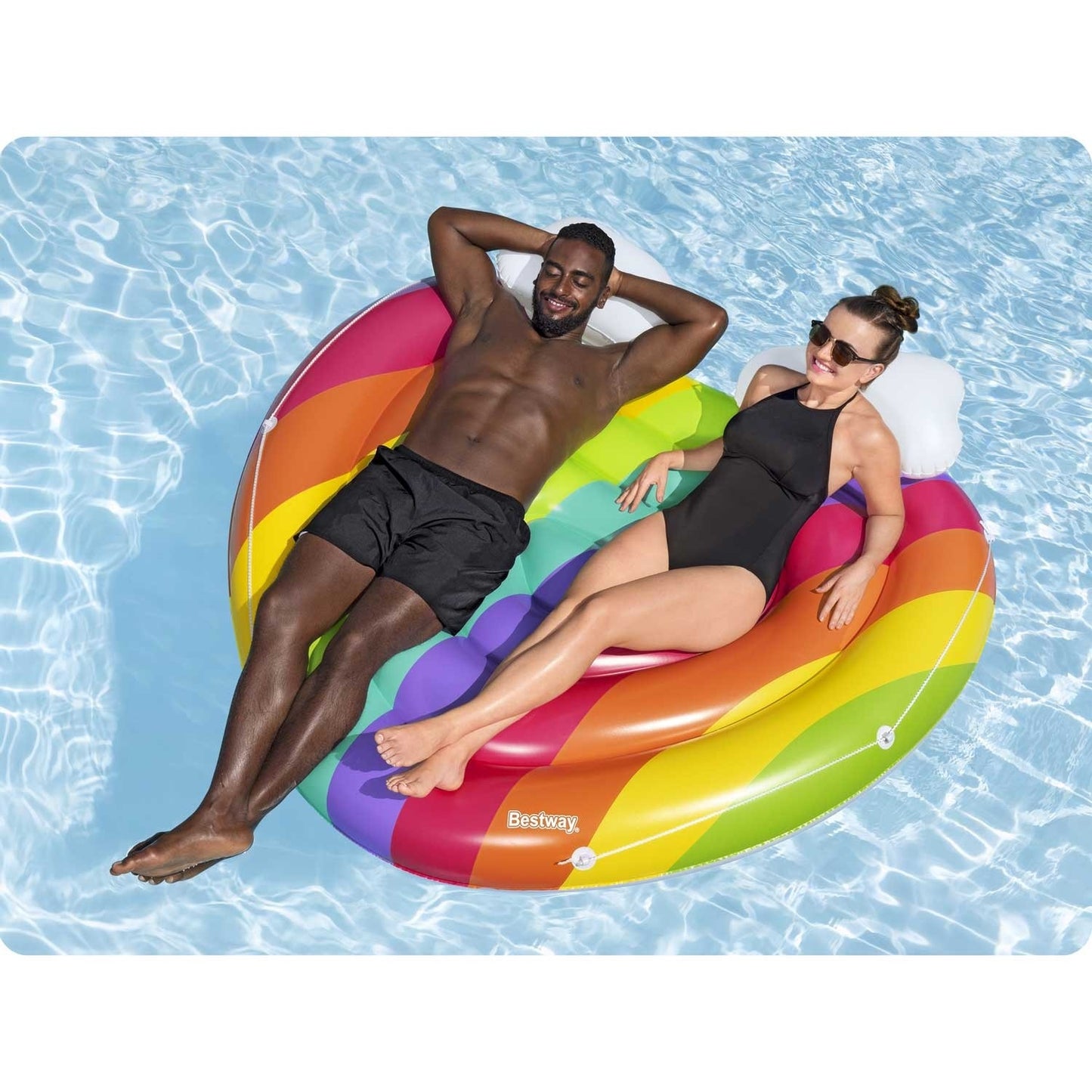Bestway 43722 Rainbow Floating Island