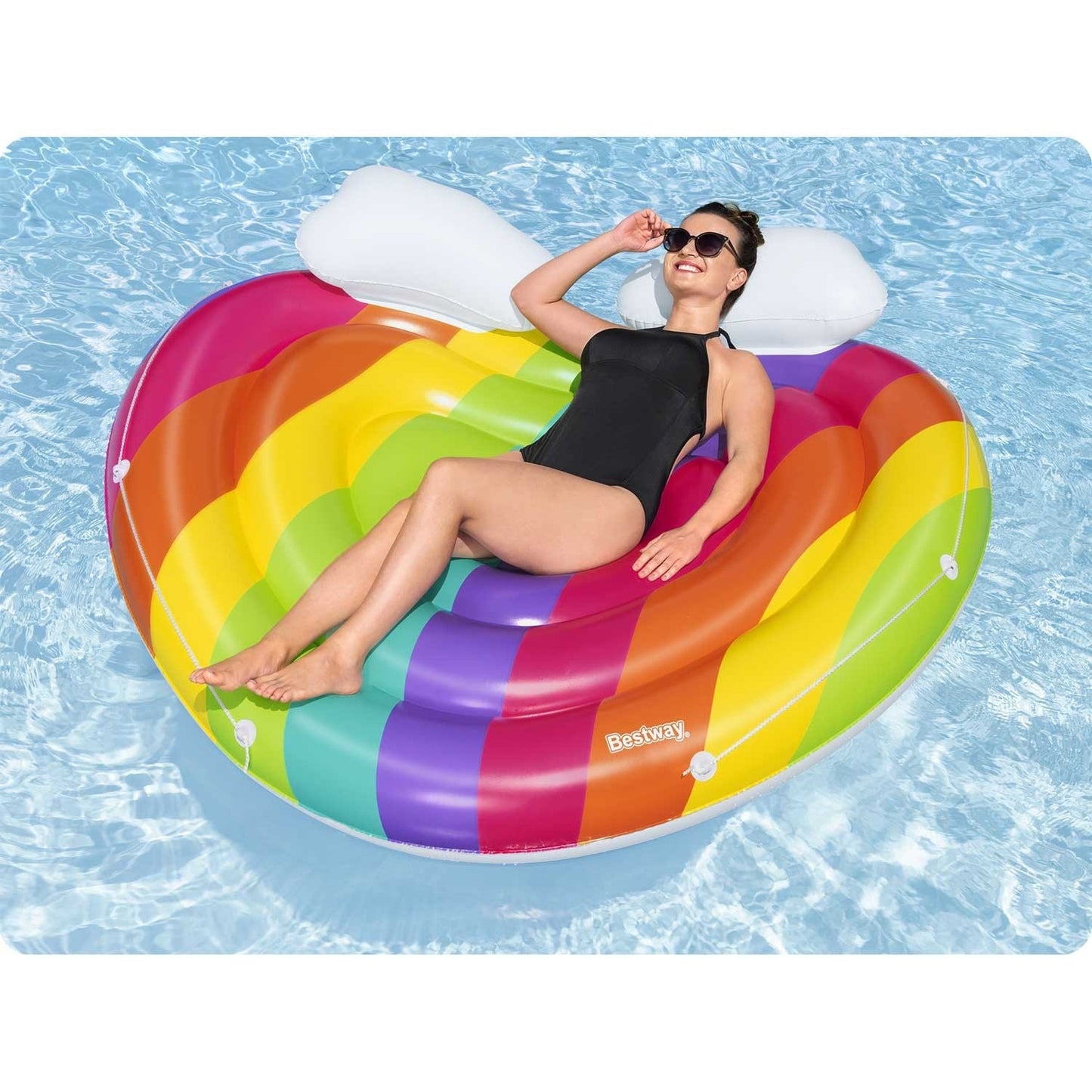 Bestway 43722 Rainbow Floating Island