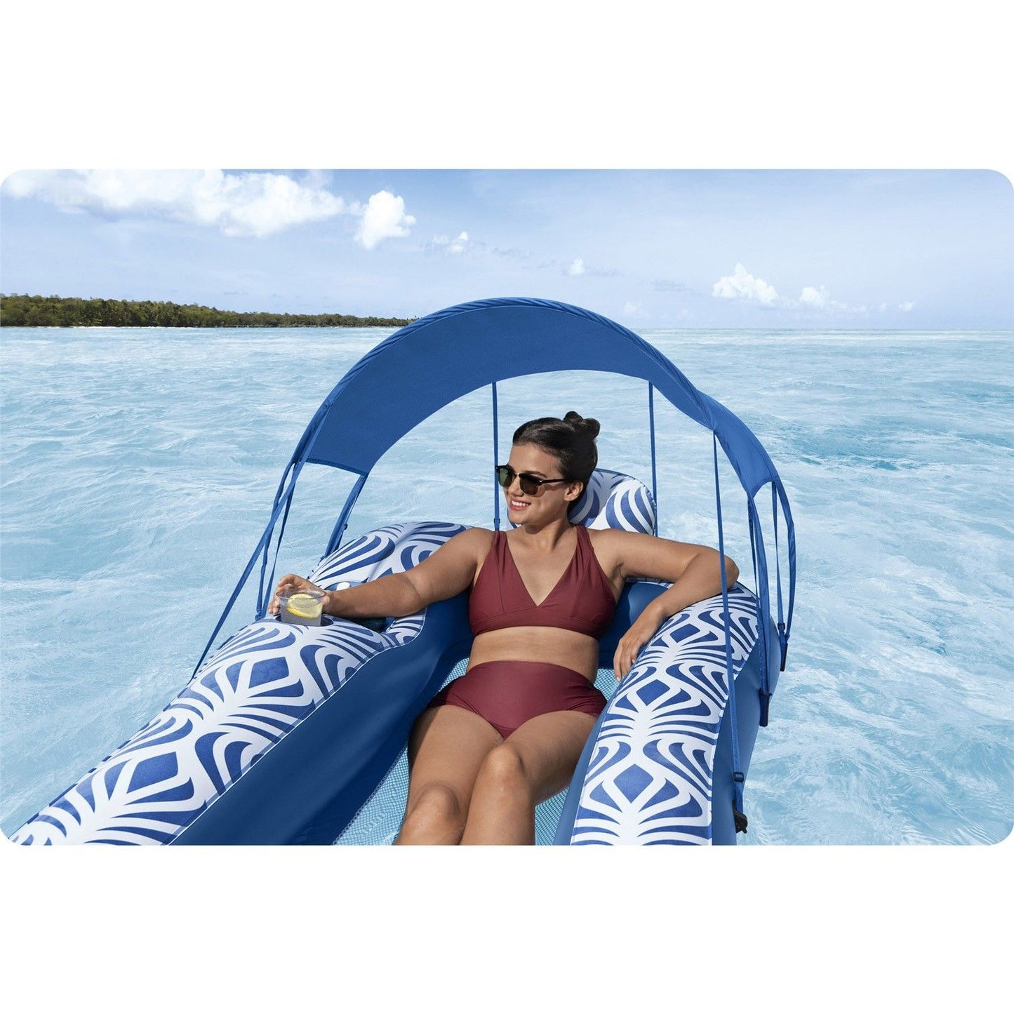Bestway 43732 swimming mattress with canopy