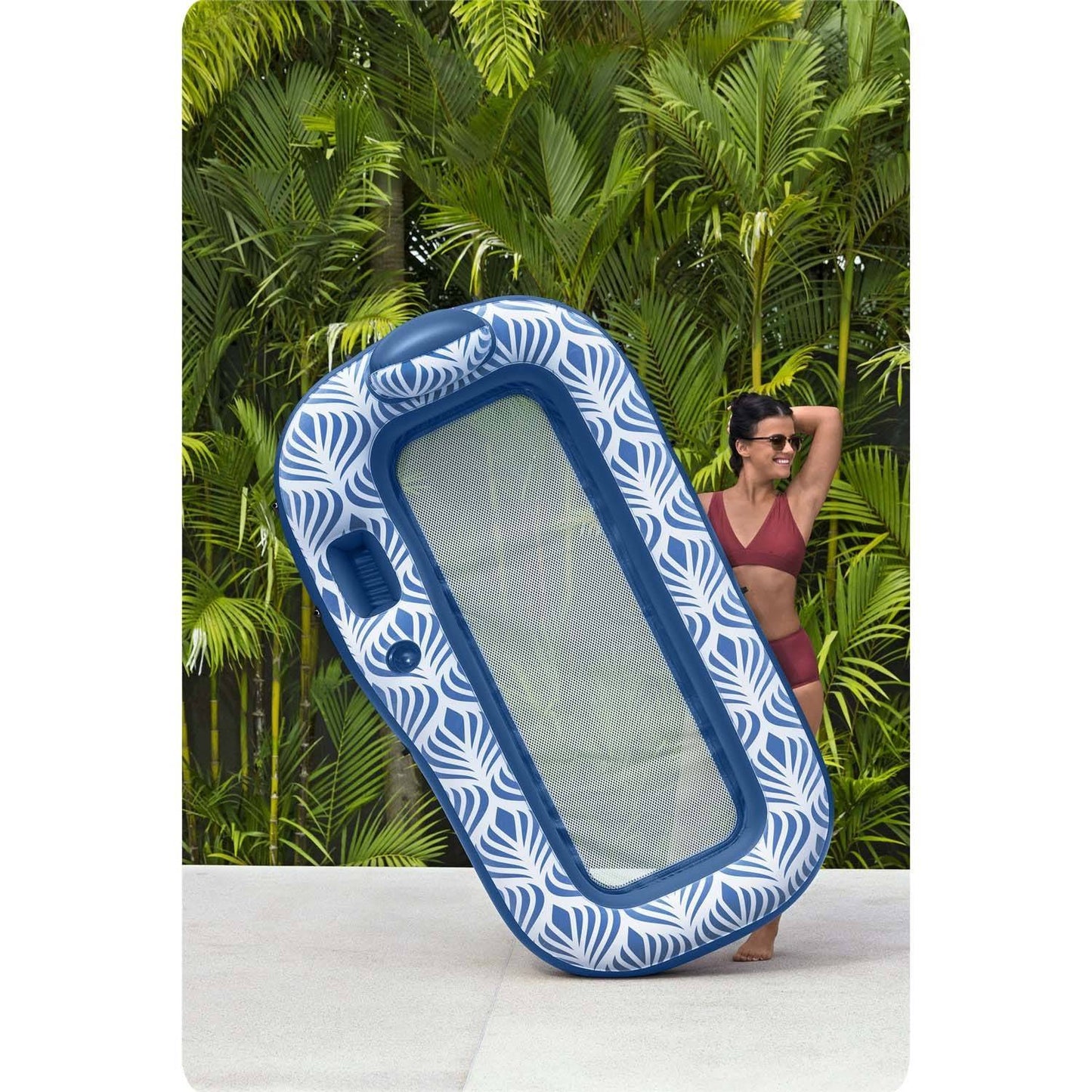 Bestway 43732 swimming mattress with canopy