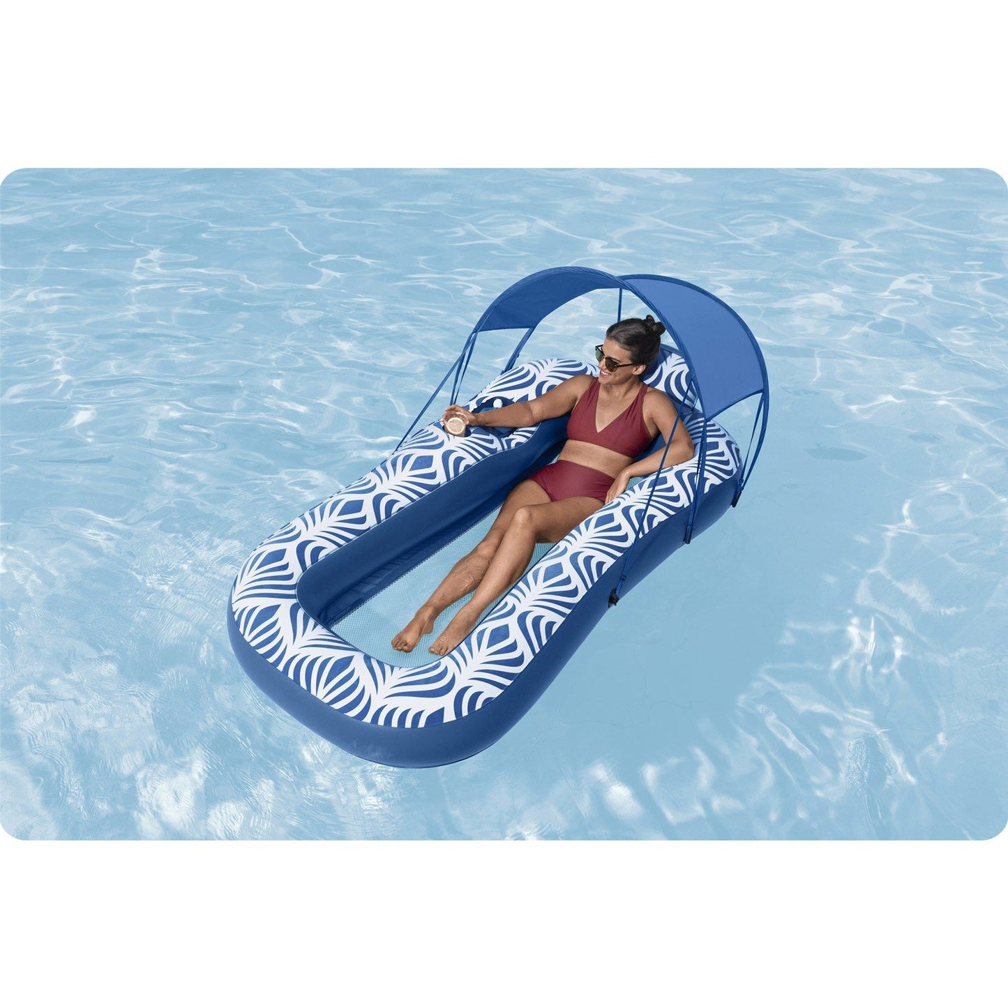 Bestway 43732 swimming mattress with canopy