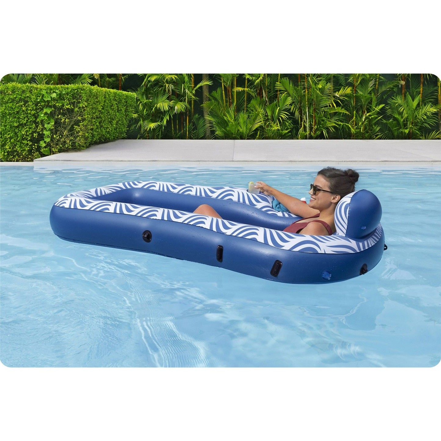Bestway 43732 swimming mattress with canopy