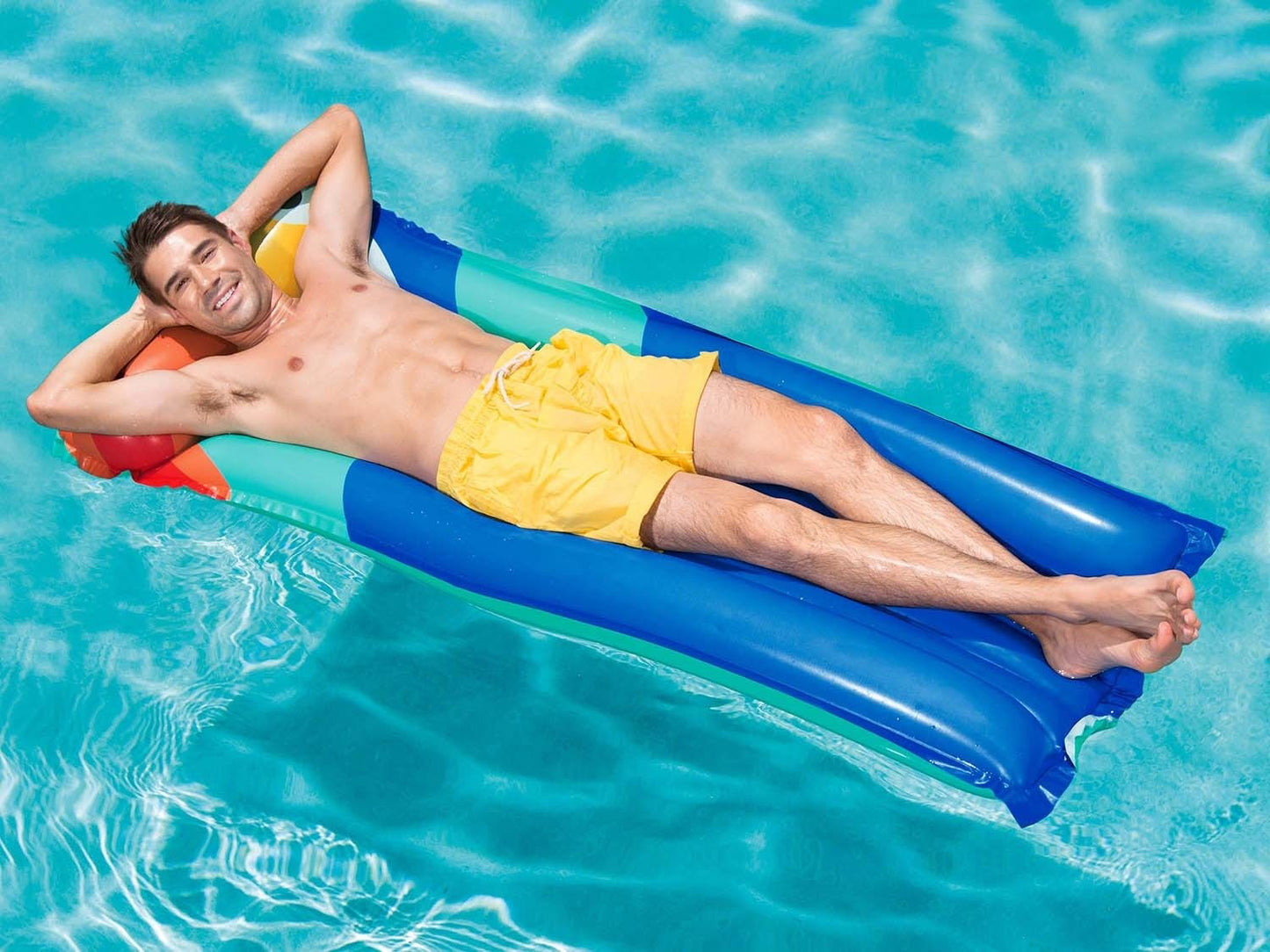 Bestway 44021 blue flamingo inflatable mattress
