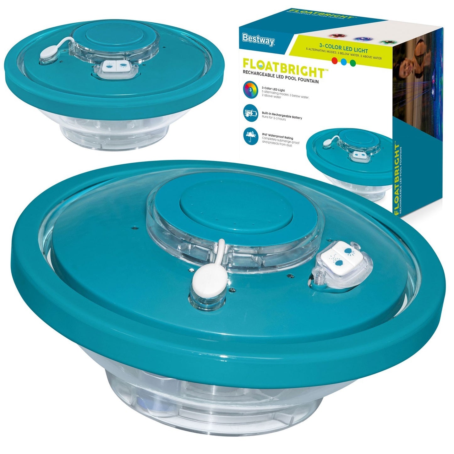 Bestway 58493 LED pool lamp with built-in fountain