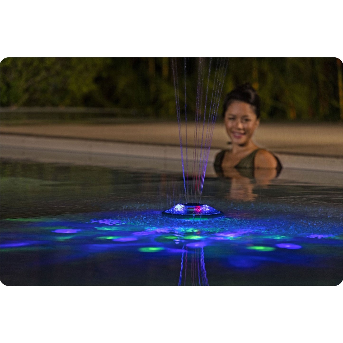 Bestway 58493 LED pool lamp with built-in fountain