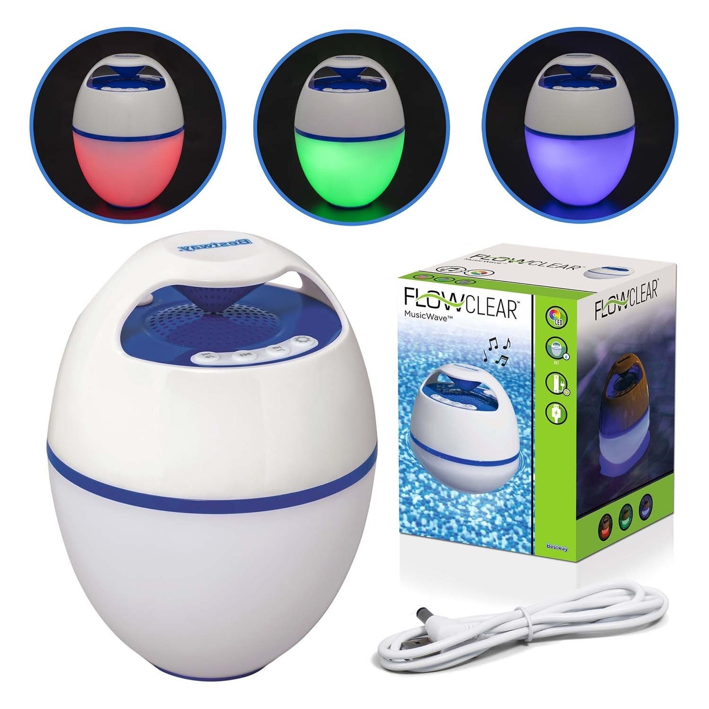 Bestway 58700 LED swimming pool speaker