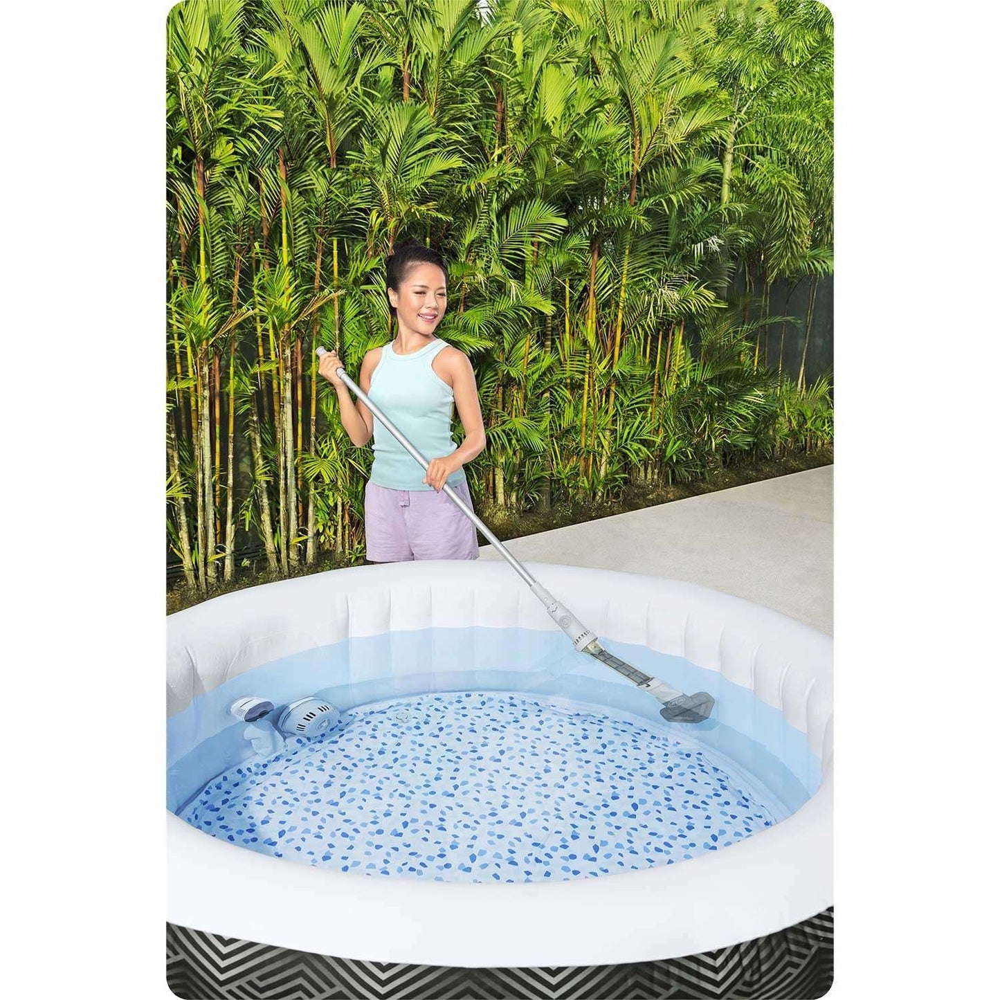 Bestway 60327 cordless vacuum cleaner for cleaning swimming pools and SPAs