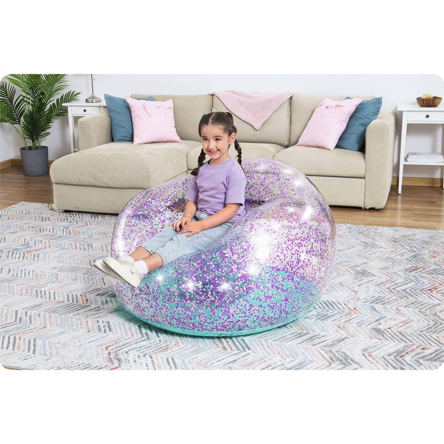 Bestway 75115 glitter inflatable chair