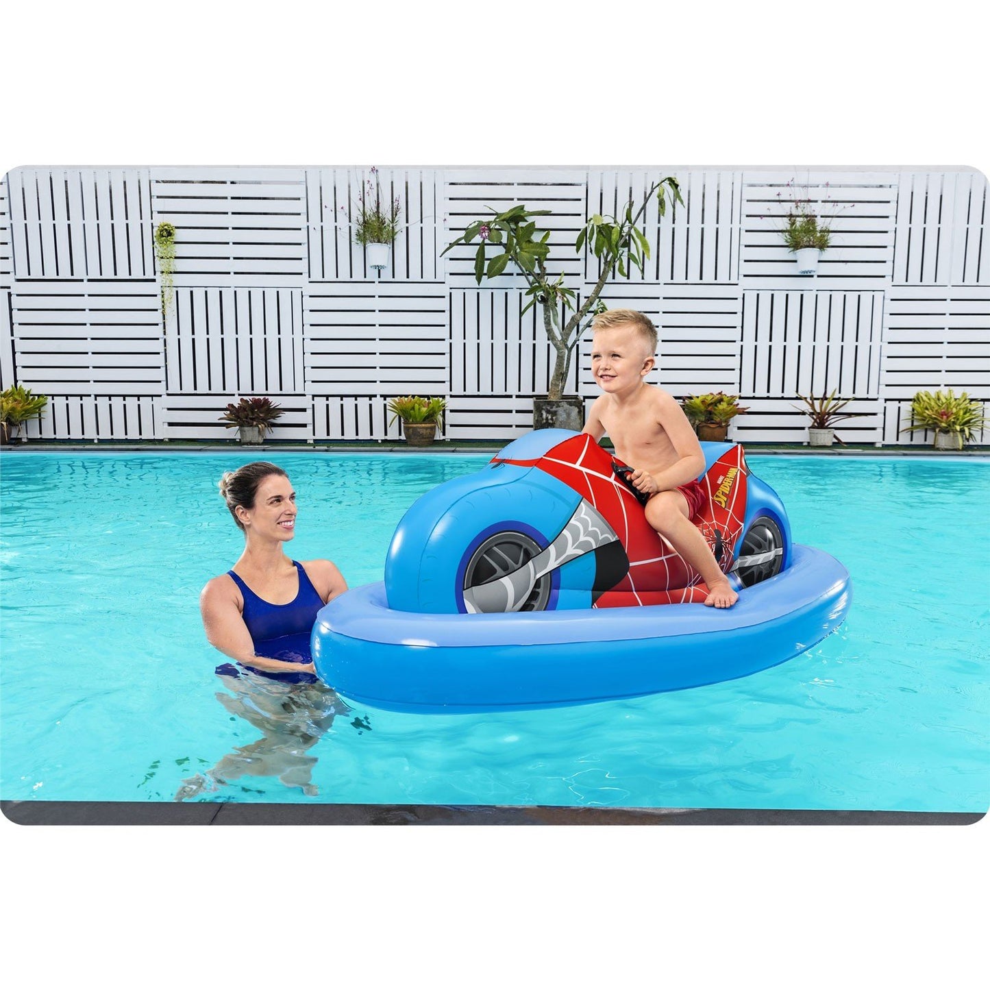 Bestway 98794 Spider-Man inflatable motorbike