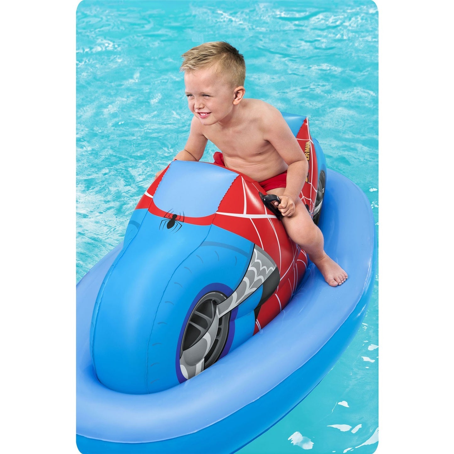 Bestway 98794 Spider-Man inflatable motorbike