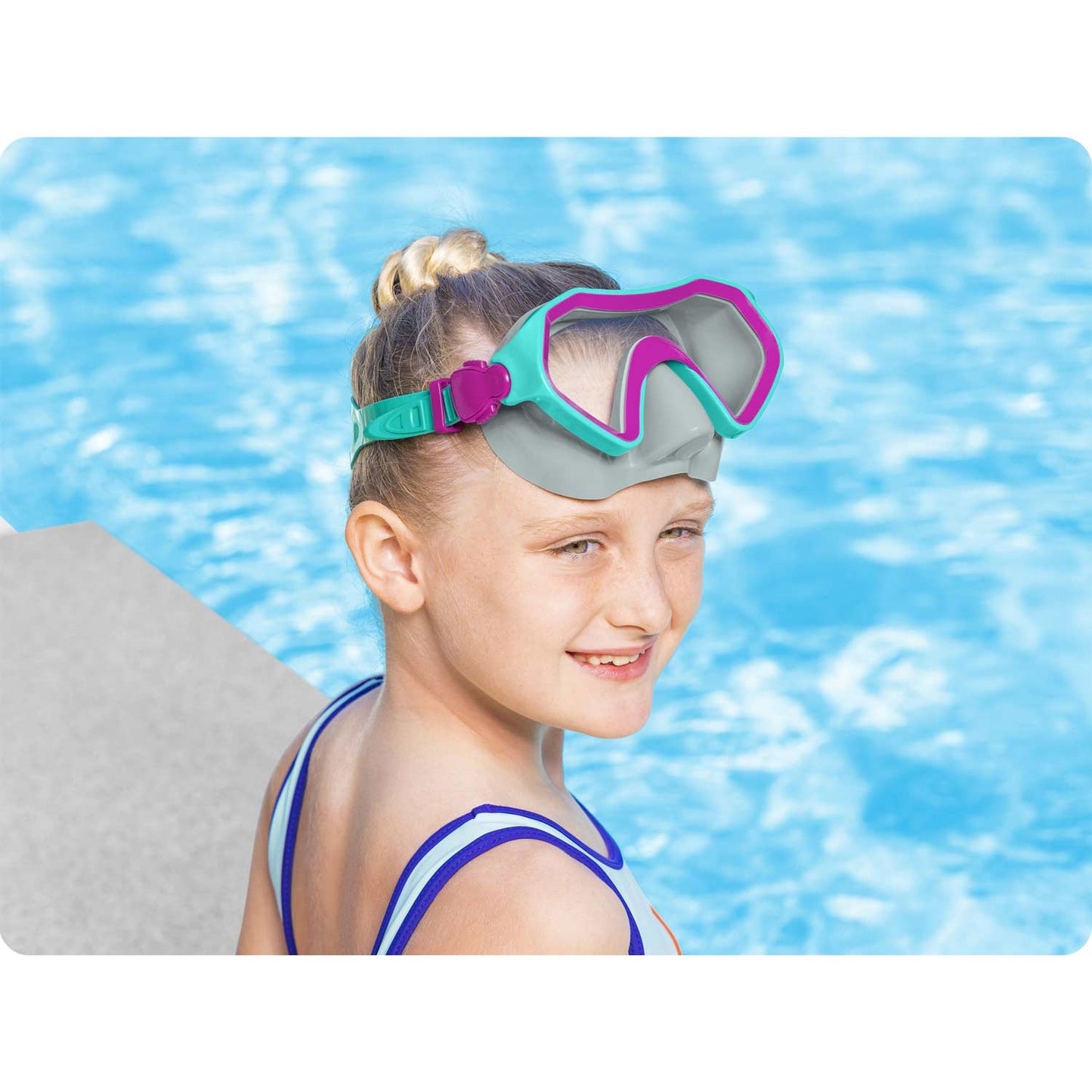 Bestway turquoise swimming mask 22049
