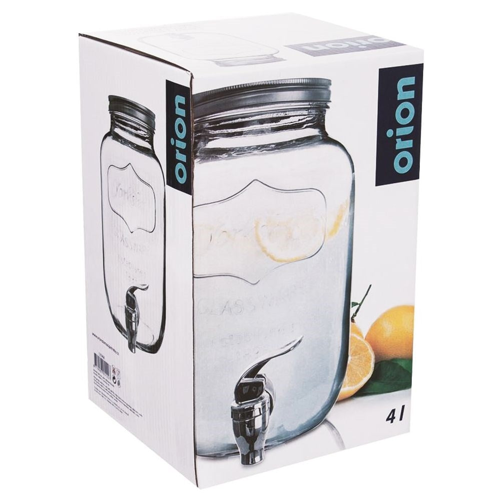 Beverage can with faucet for summer parties and bonfires