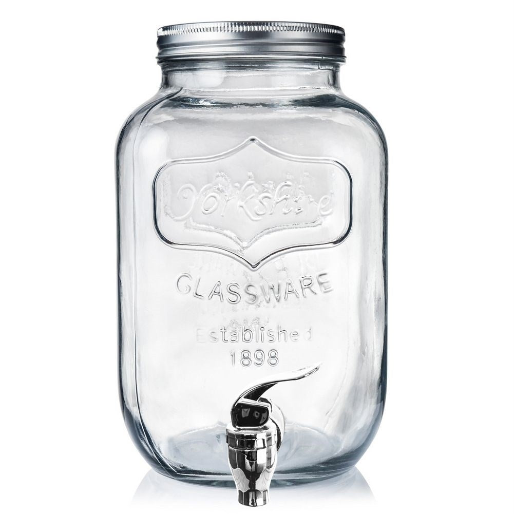 Beverage can with faucet for summer parties and bonfires