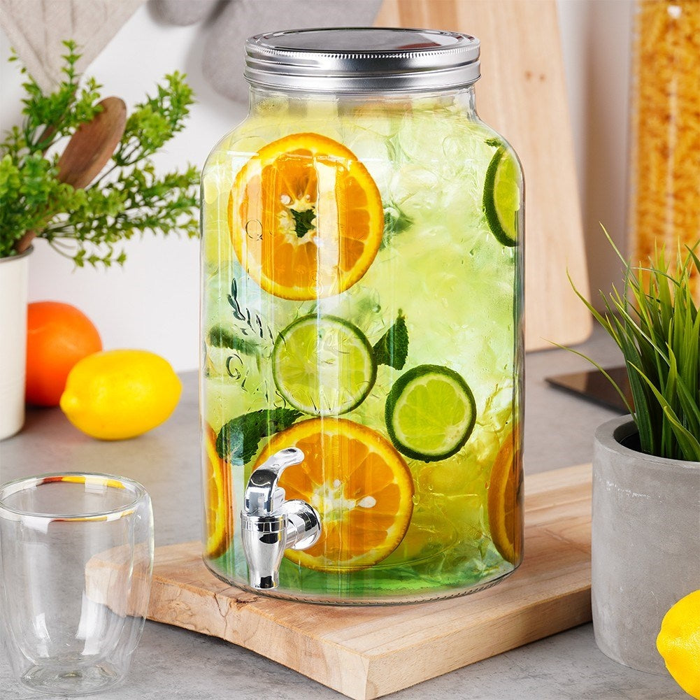 Beverage container with tap - Perfect for Lemonade and Bonfire