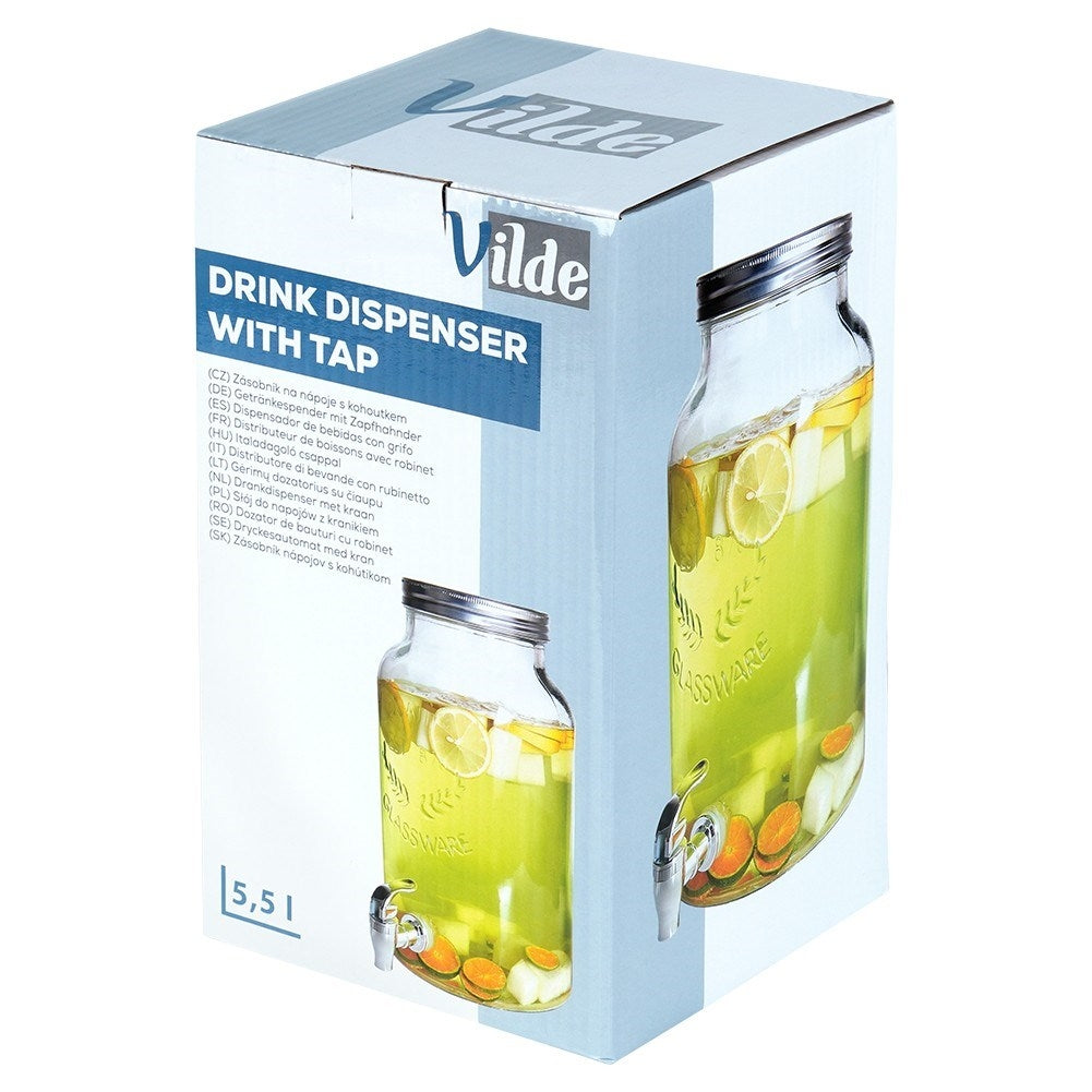 Beverage container with tap - Perfect for Lemonade and Bonfire