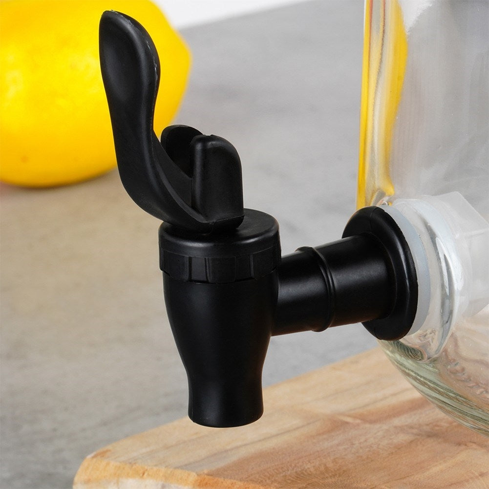 Beverage container with tap for summer lemonade and bonfire