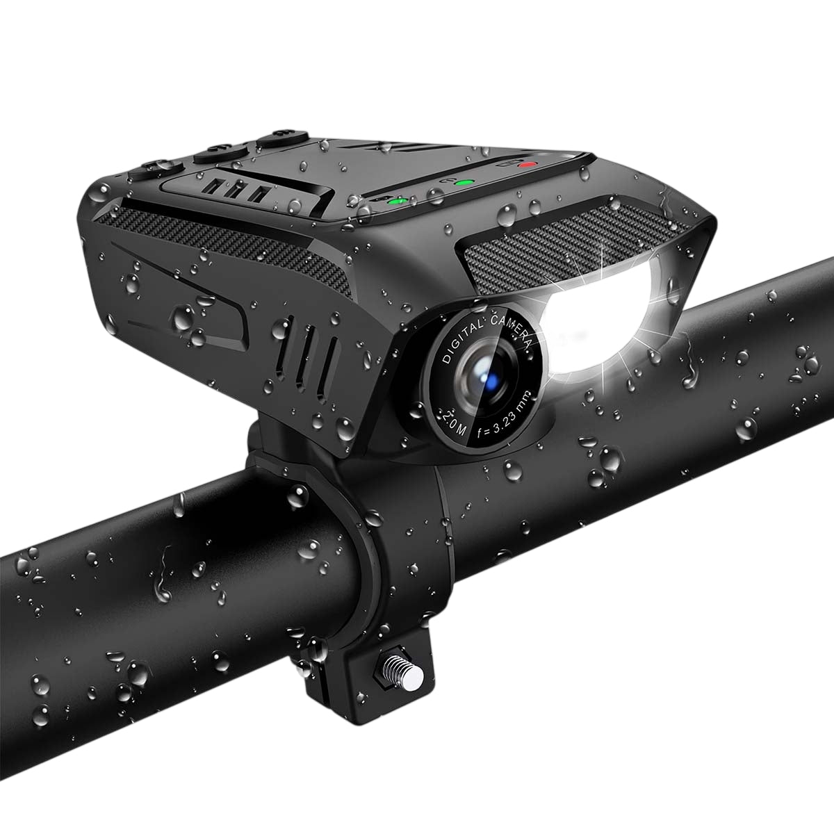 Bicycle camera | 1080p@30fps | 2 MPixel | 600 min | 70 ° | 600 min | Brackets included | Black