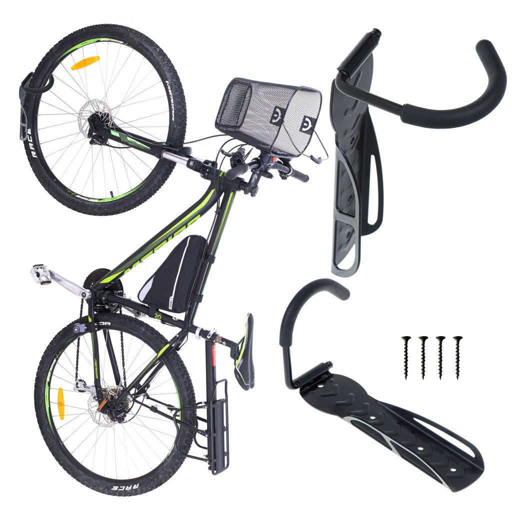 Bicycle hanger wall-mounted bicycle holder