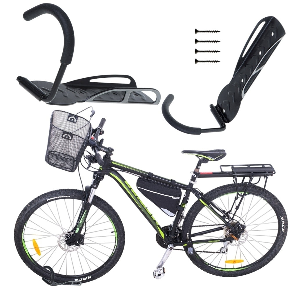 Bicycle hanger wall-mounted bicycle holder