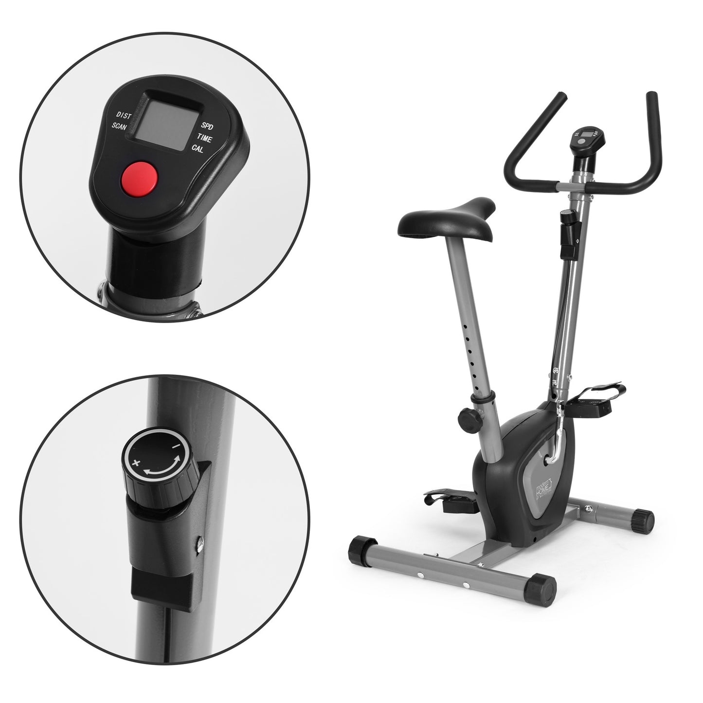 Bicycle, home exercise bike with computer