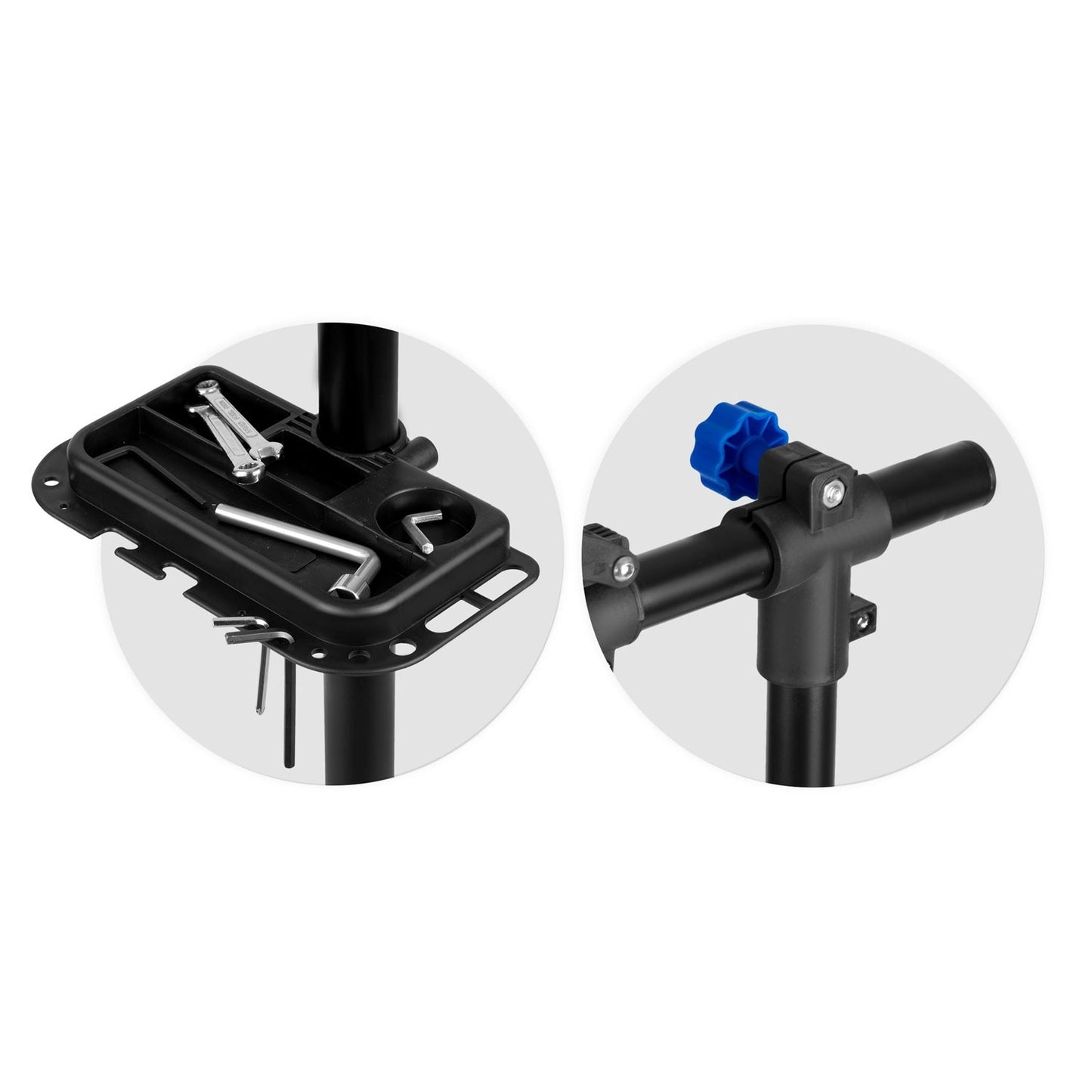 Bicycle repair stand MB3 in black steel