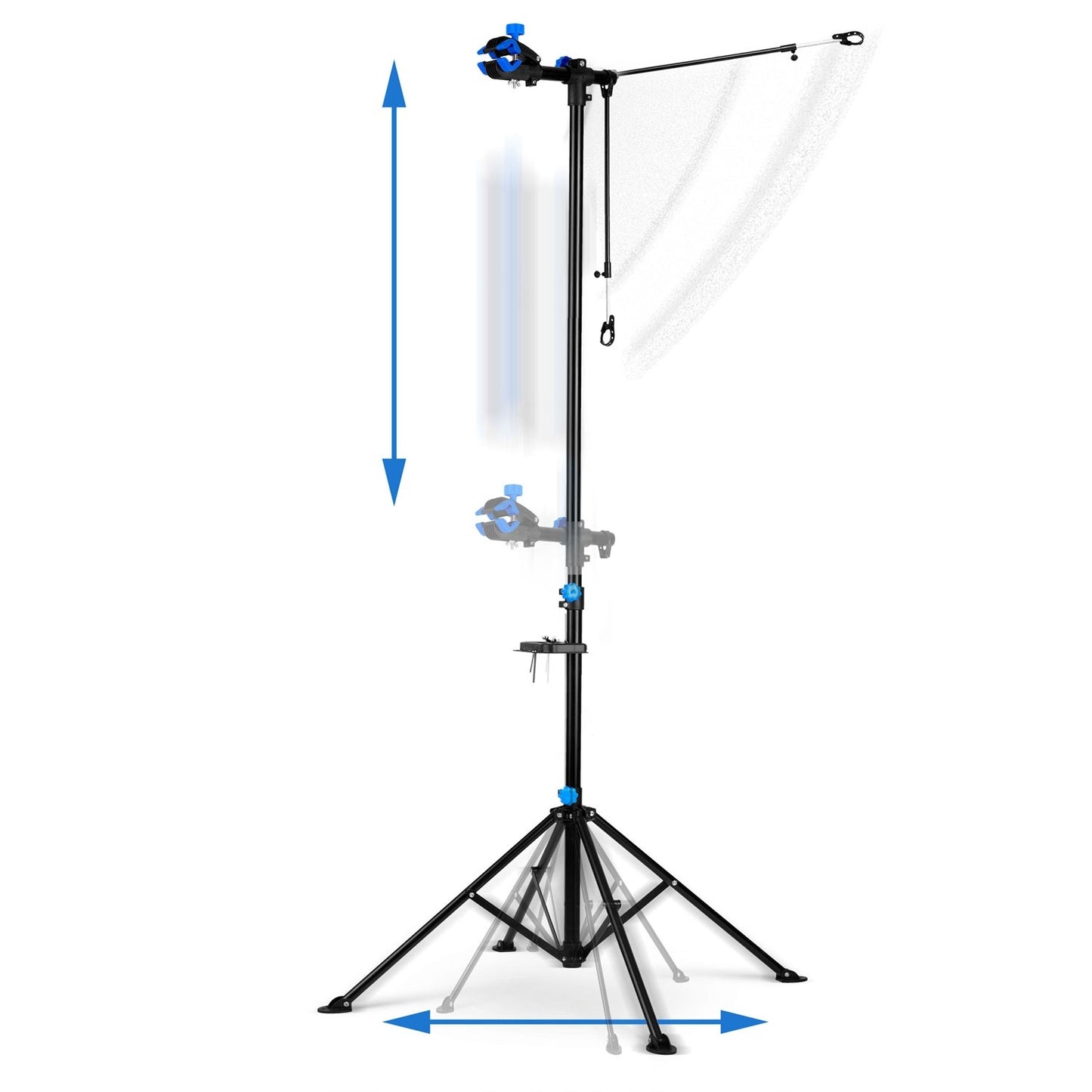 Bicycle repair stand MB3 in black steel