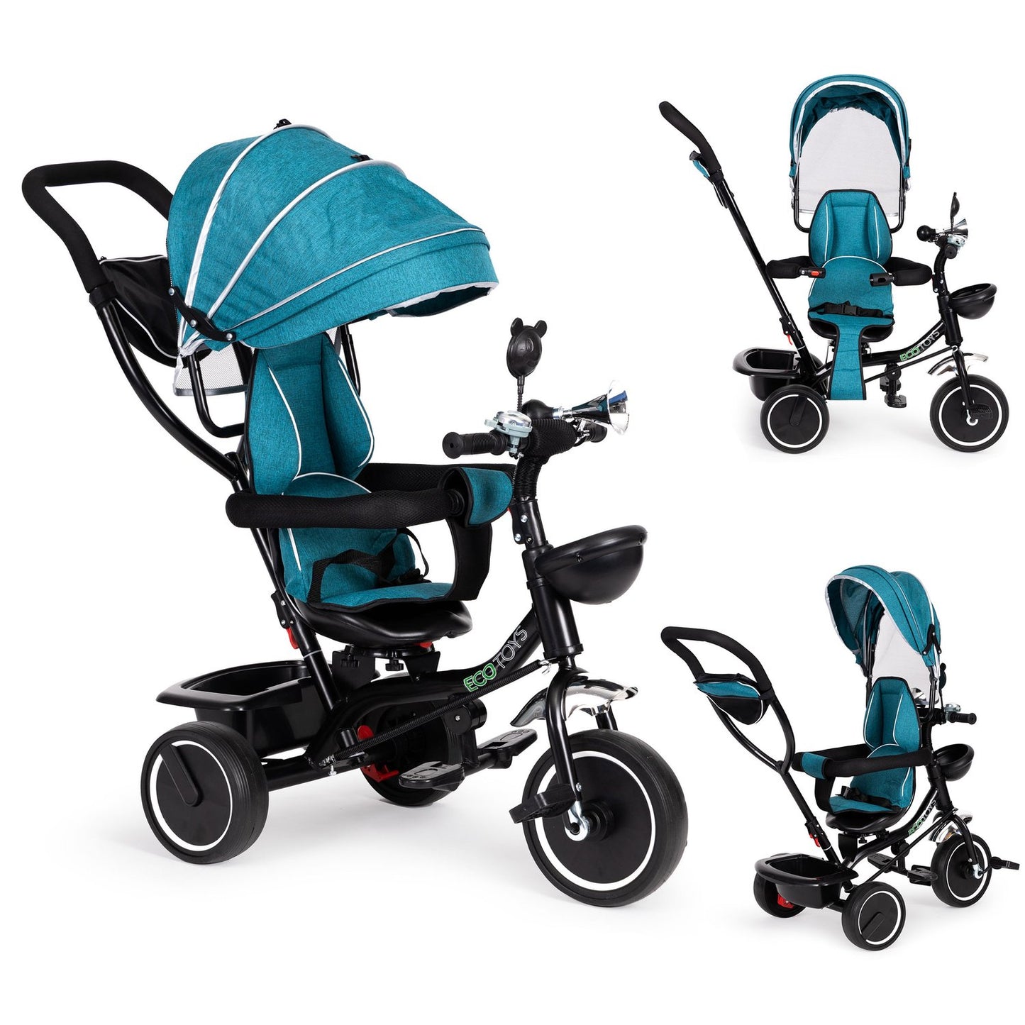 Bicycle tricycle stroller swivel seat