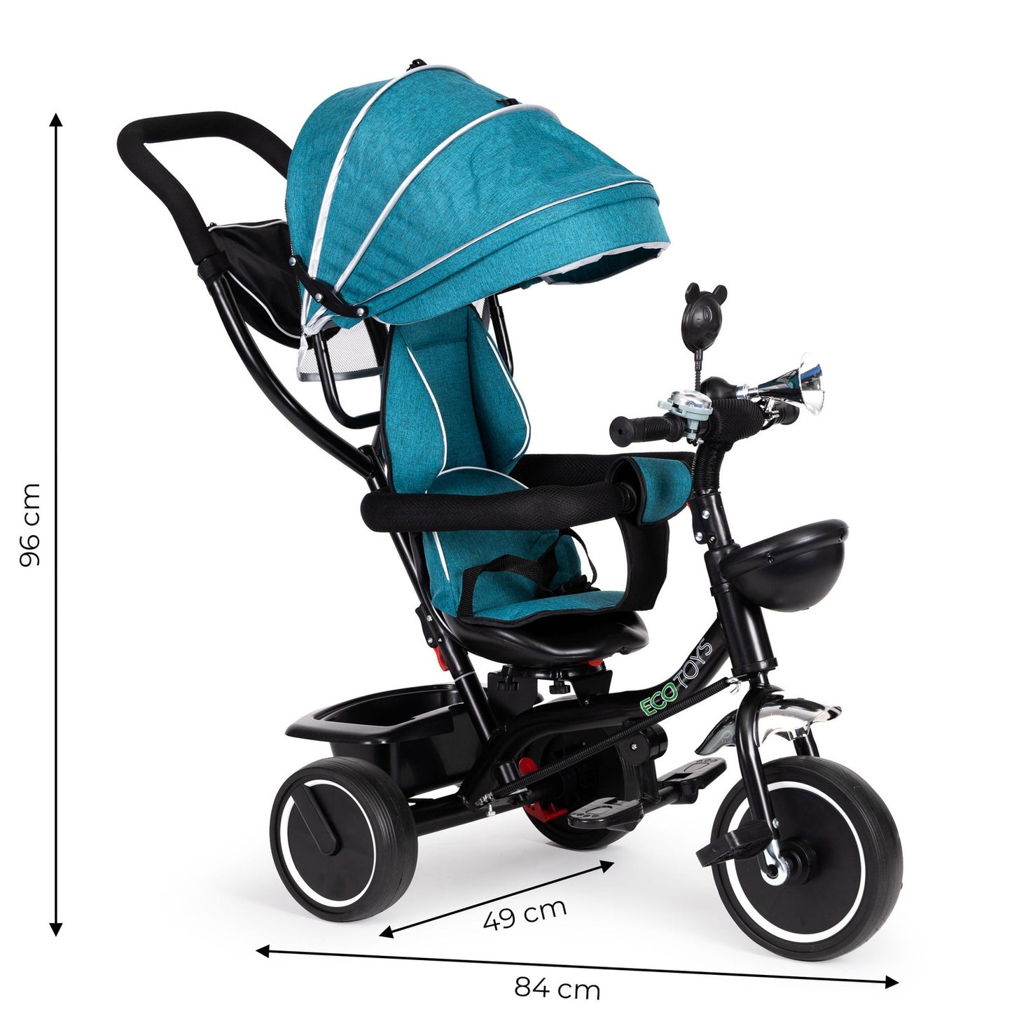 Bicycle tricycle stroller swivel seat