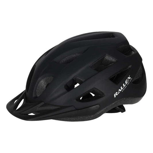 Bike Helmet With Visor, Adjustable, Black M 54–58 cm