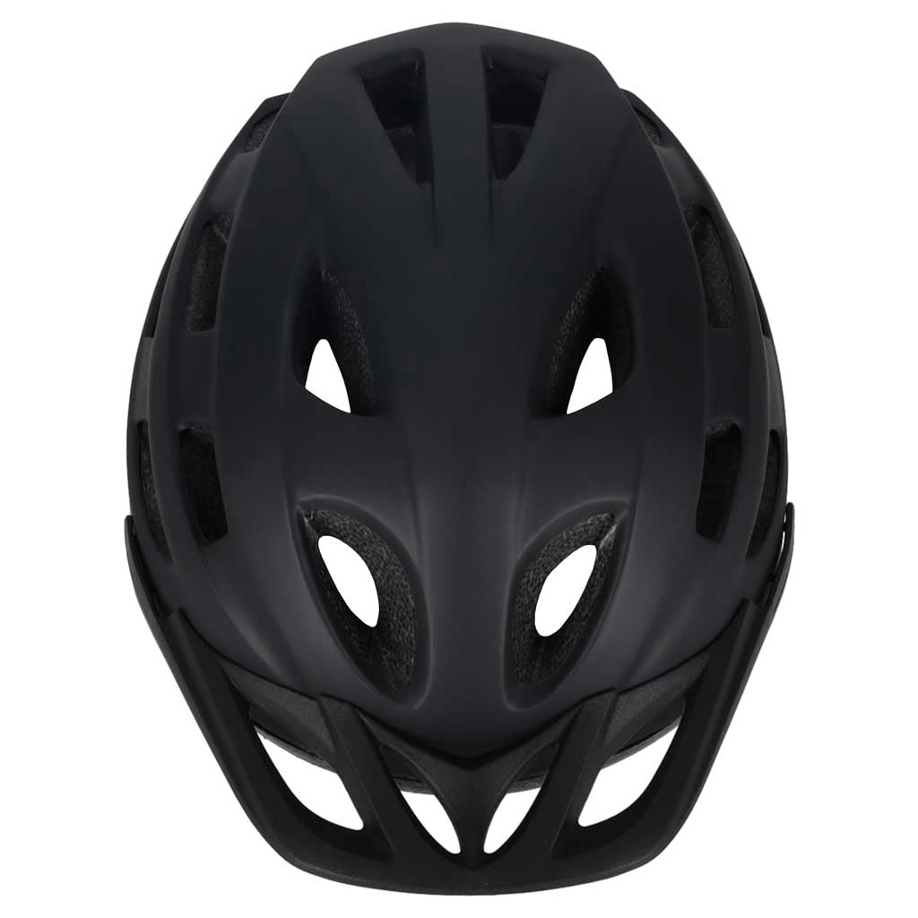 Bike Helmet With Visor, Adjustable, Black M 54–58 cm