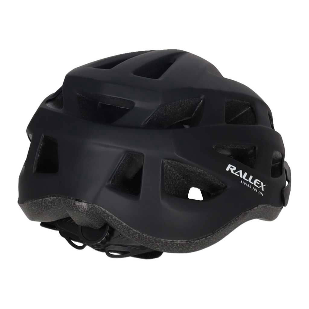 Bike Helmet With Visor, Adjustable, Black M 54–58 cm