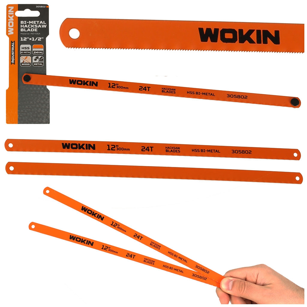 Bi-metal blade for cutting metal wood 300x12mm