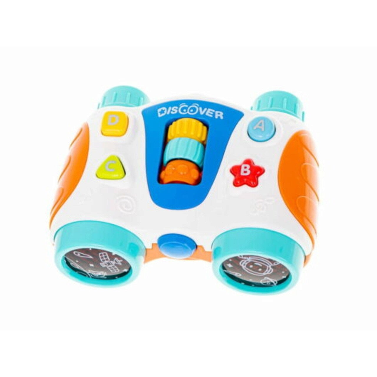 Binocular interactive telescope for children
