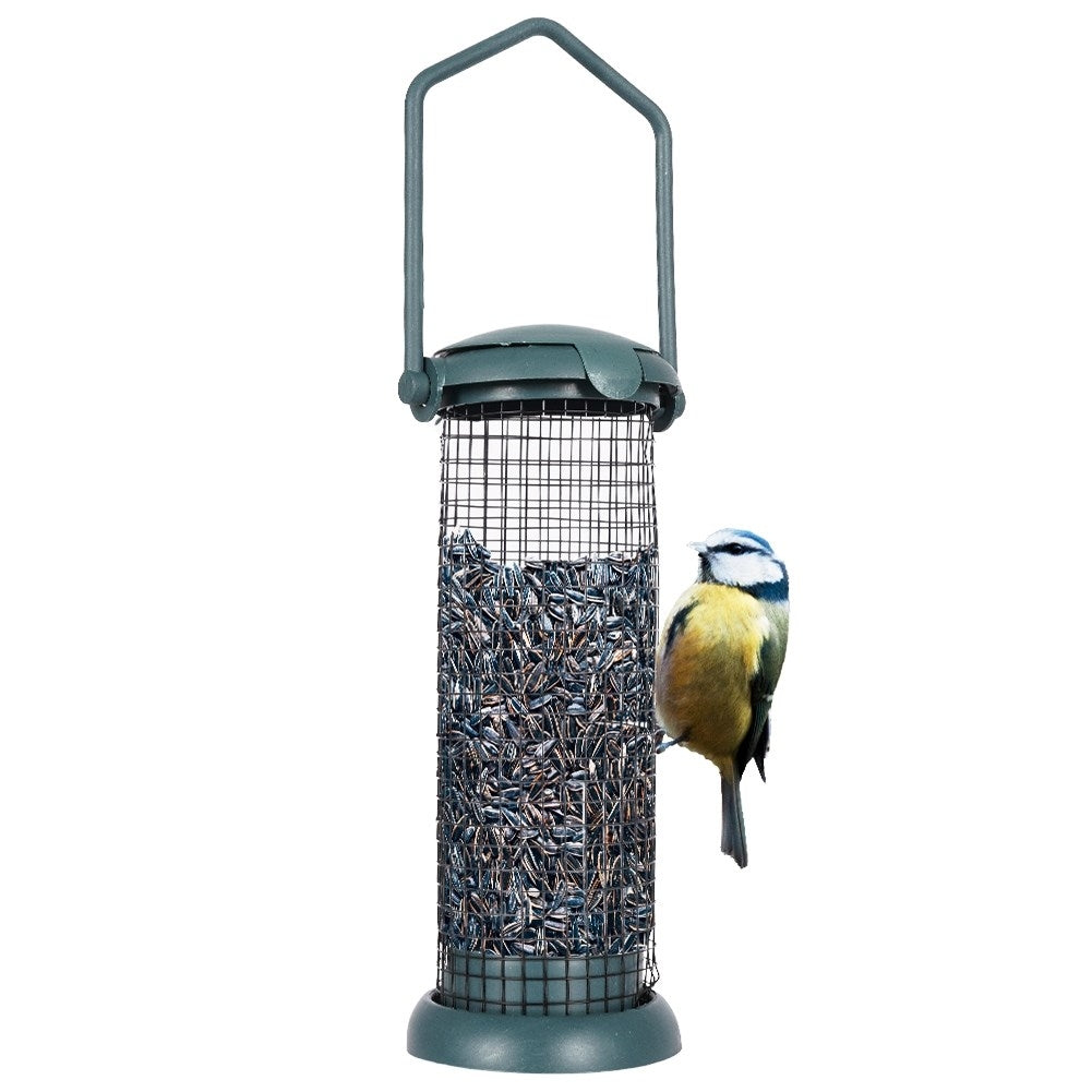 Bird feeder for fat balls and seeds, perfect for the garden