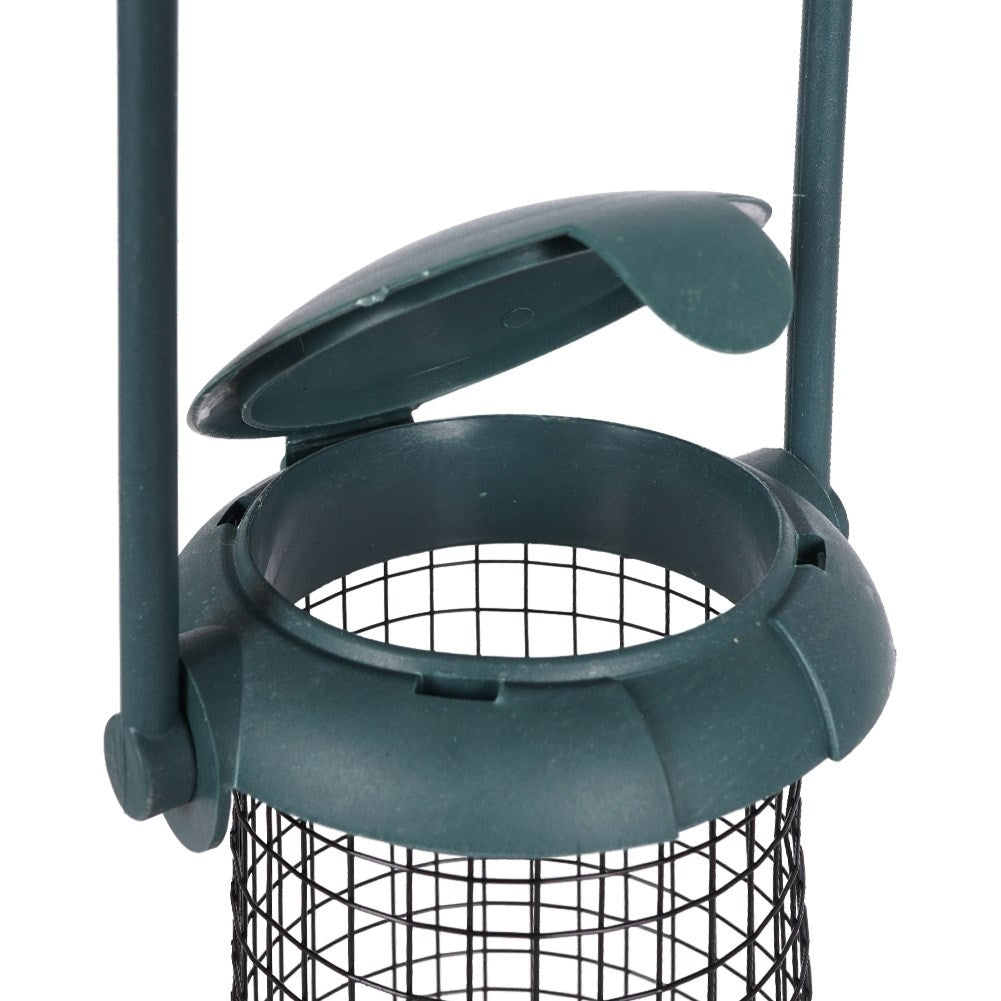 Bird feeder for fat balls and seeds, perfect for the garden