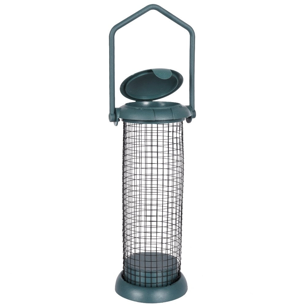 Bird feeder for fat balls and seeds, perfect for the garden