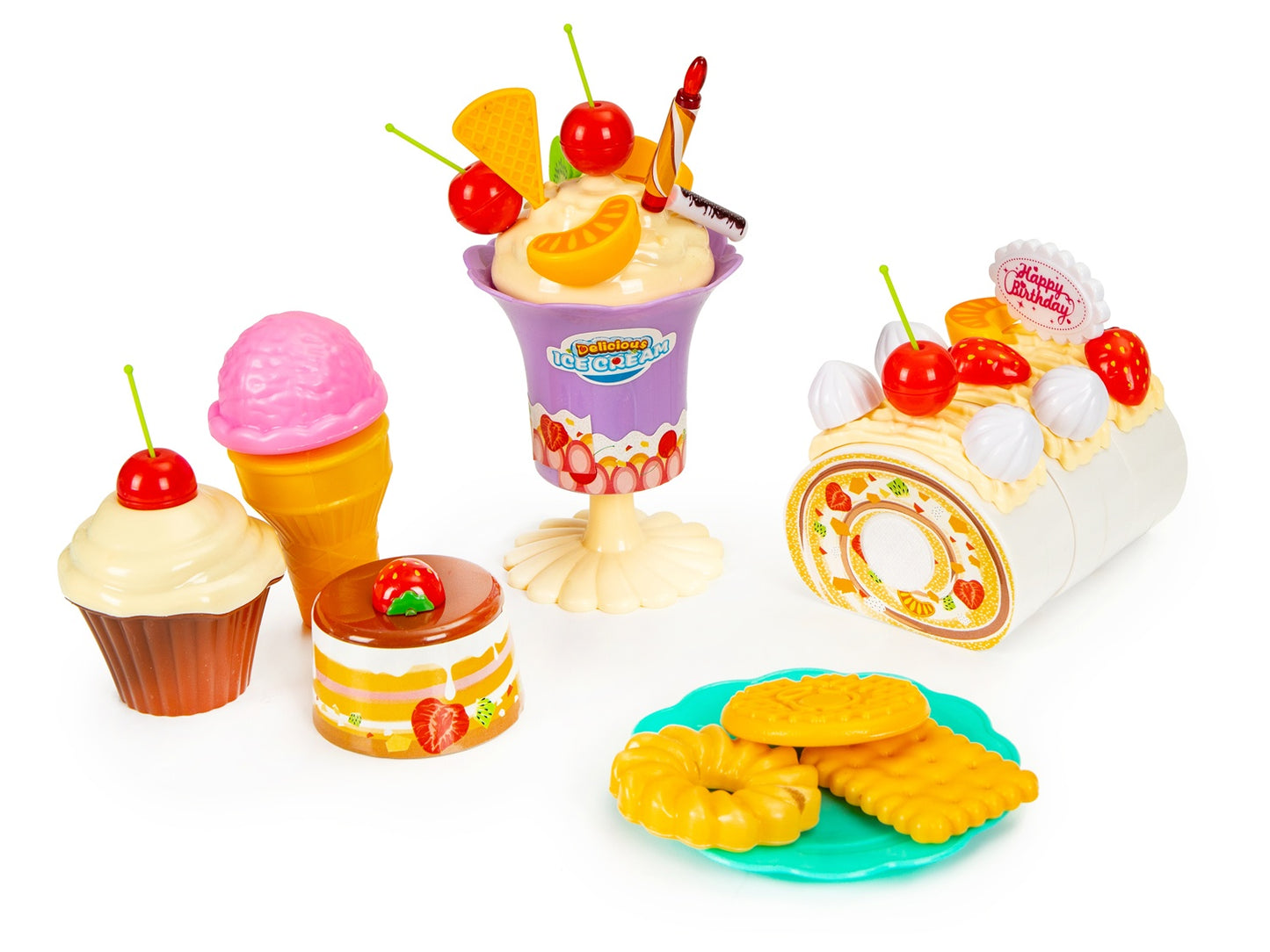 Birthday party cake cutting set 76 el