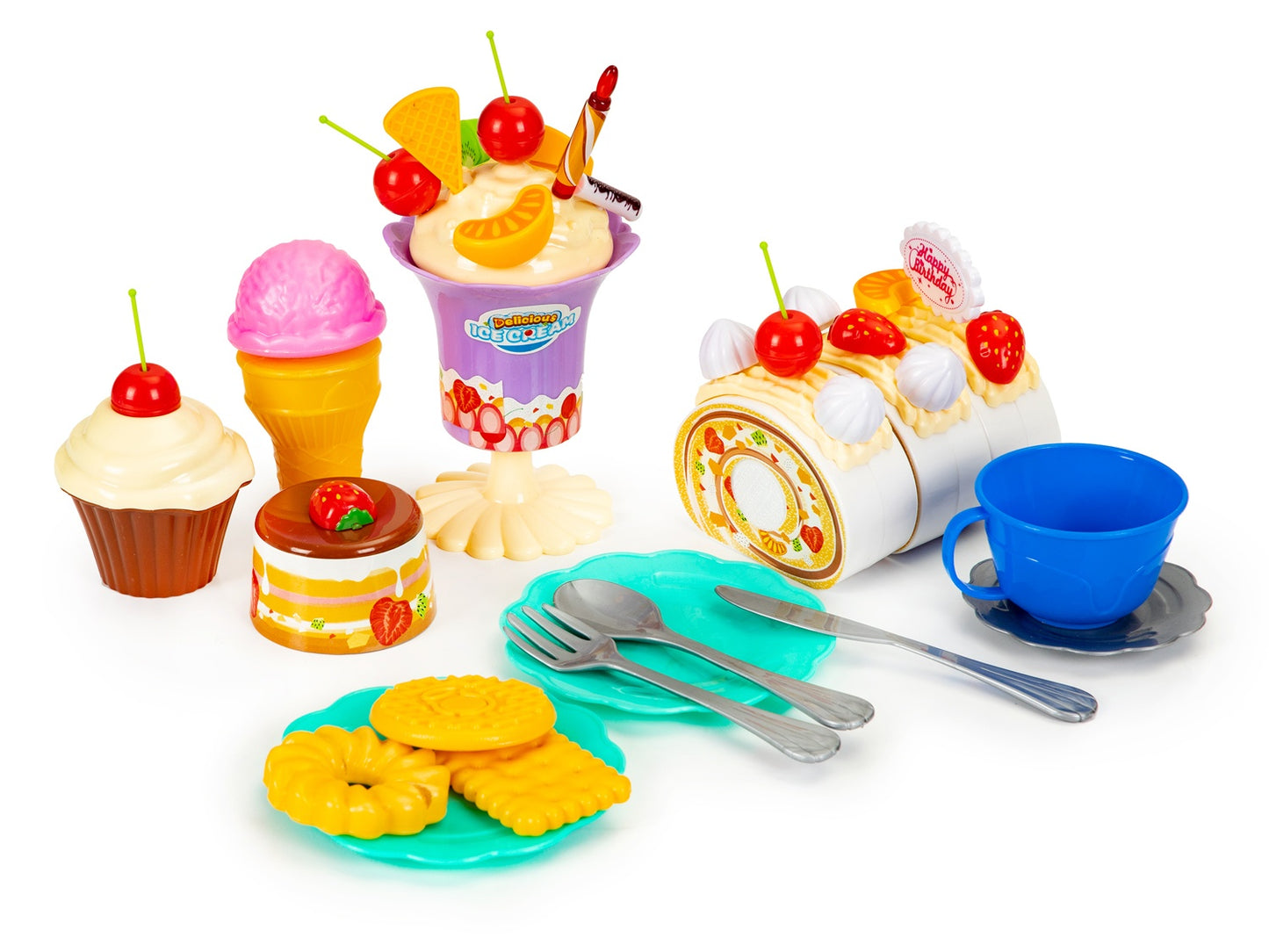 Birthday party cake cutting set 76 el