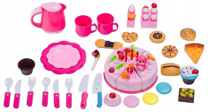Birthday set - Cutting cake 80 elements